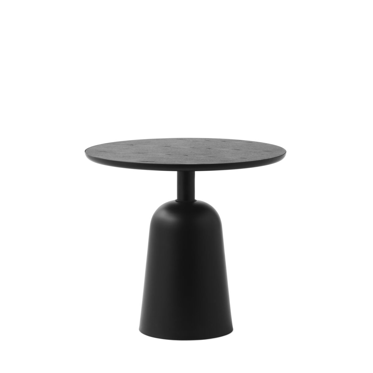 Turn Coffee table - / Height adjustable from 41 to 64 cm / Ø 55 cm by Normann Copenhagen Black – image 3