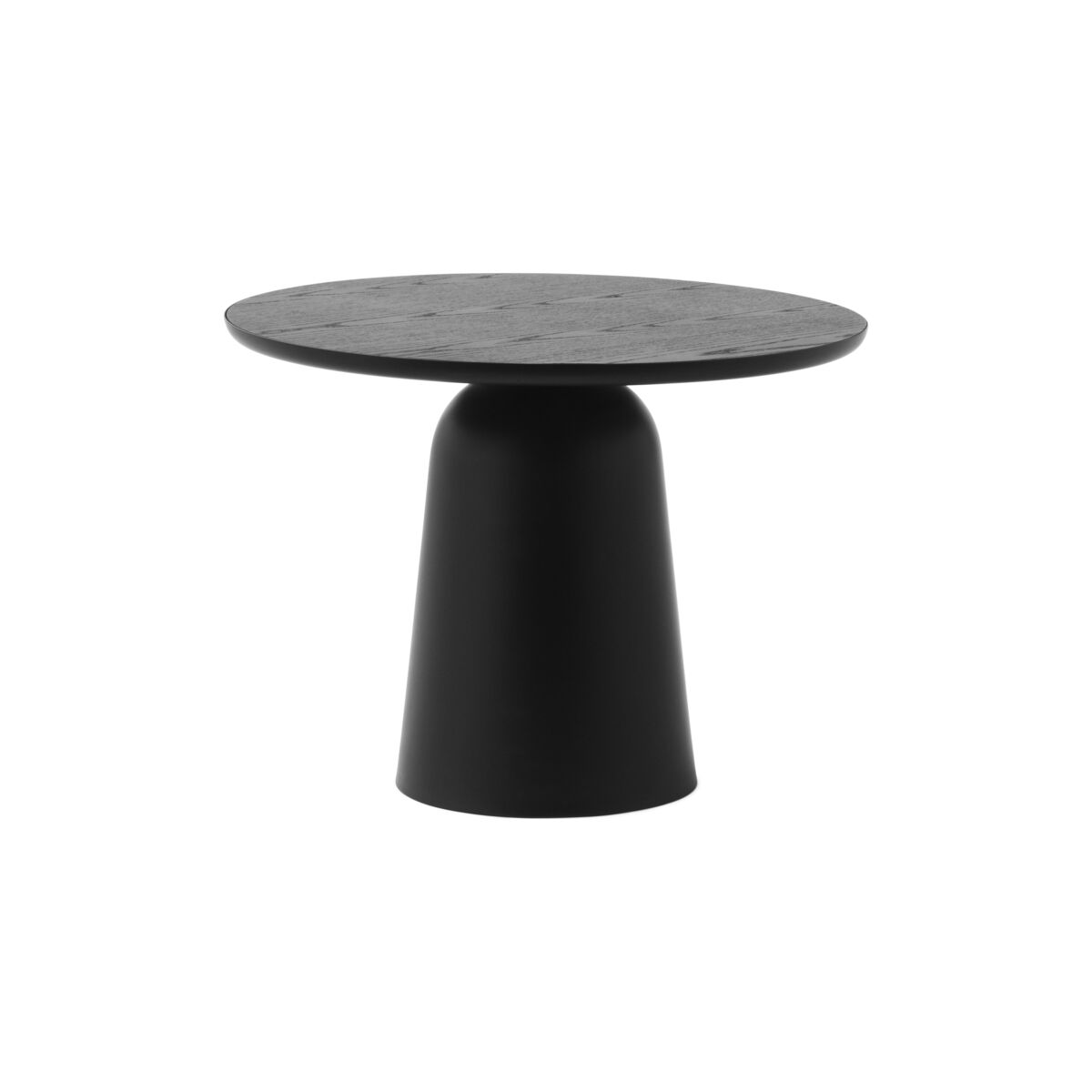 Turn Coffee table - / Height adjustable from 41 to 64 cm / Ø 55 cm by Normann Copenhagen Black – image 2