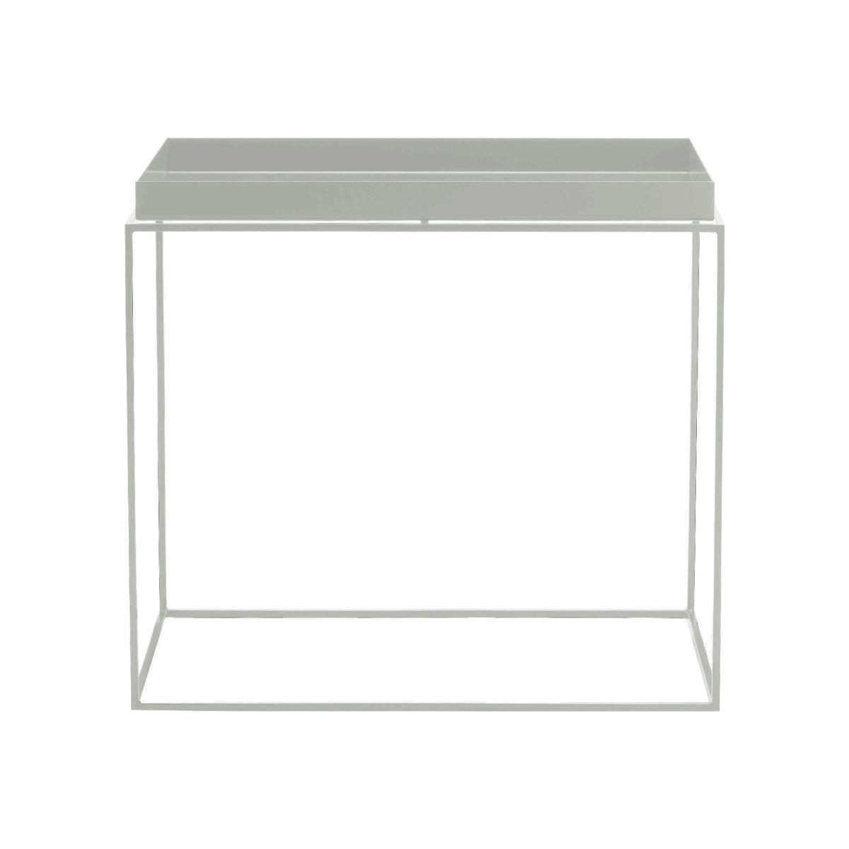 Tray Coffee table - Rectangular - H 50 cm / 60 x 40 cm by Hay Grey – image 1