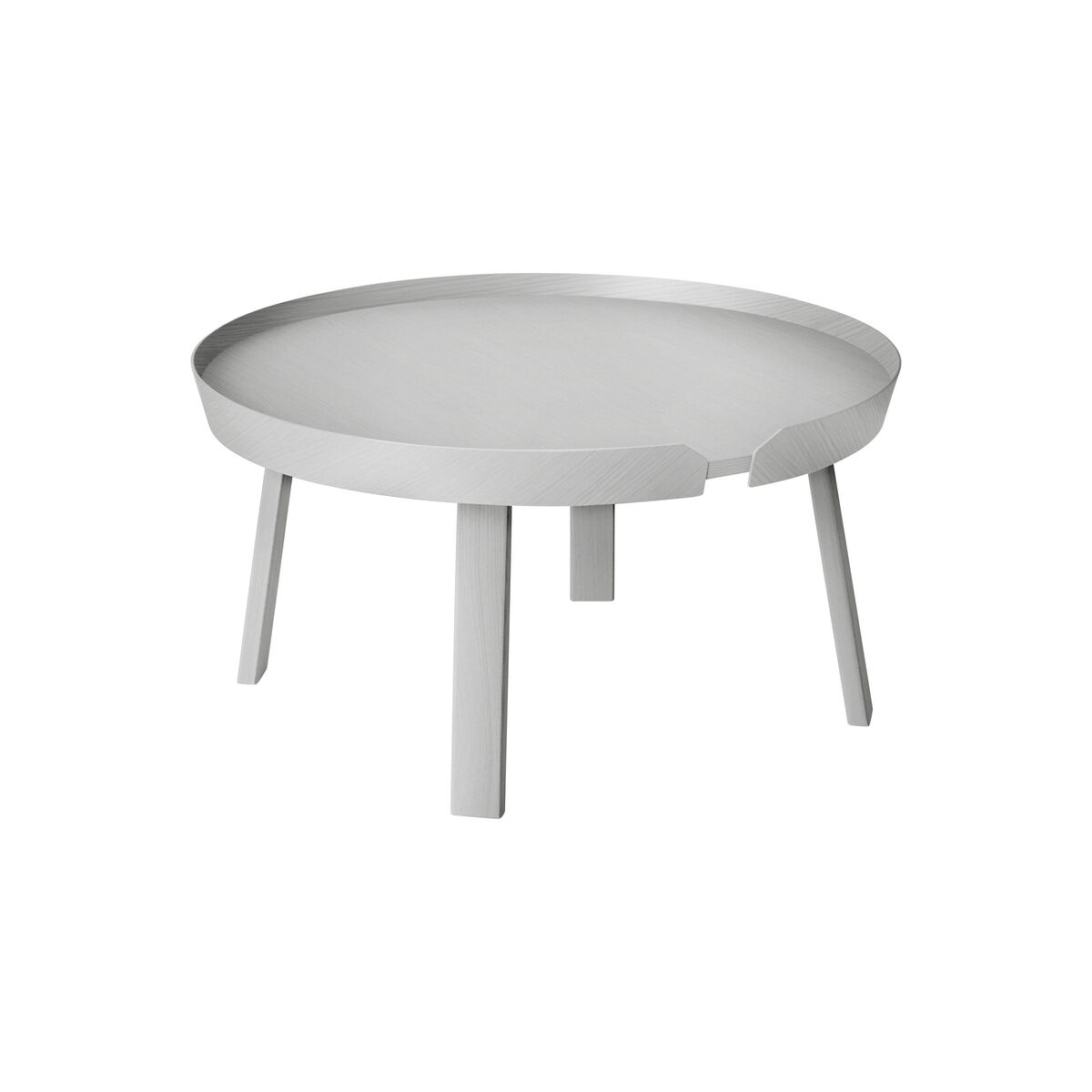 Around Coffee table - Around - Table basse - Large Ø 72 x H 37,5 cm by Muuto Grey – image 1