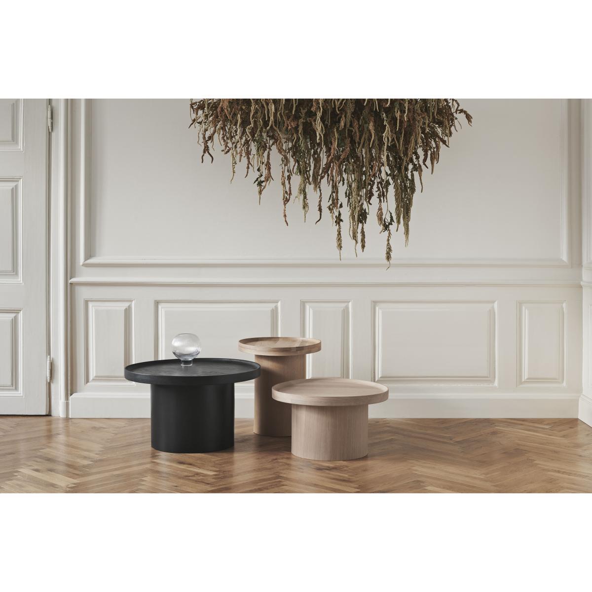Plateau Small Coffee table - / Ø 48 x H 52 cm - Removable top by Bolia Natural wood – image 2