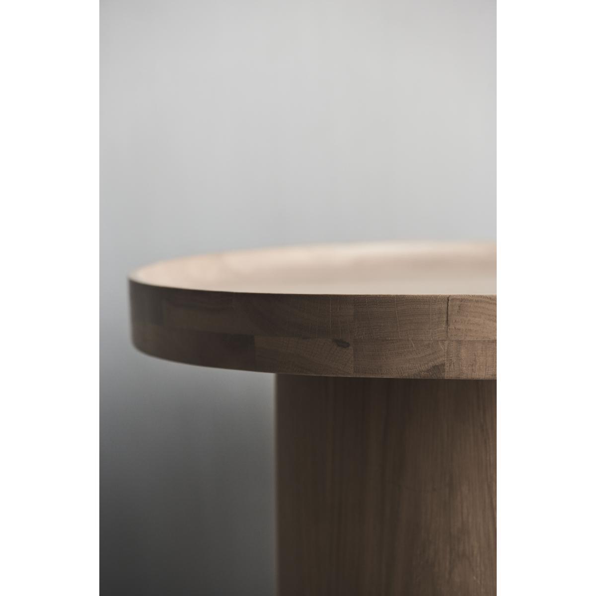 Plateau Small Coffee table - / Ø 48 x H 52 cm - Removable top by Bolia Natural wood – image 3