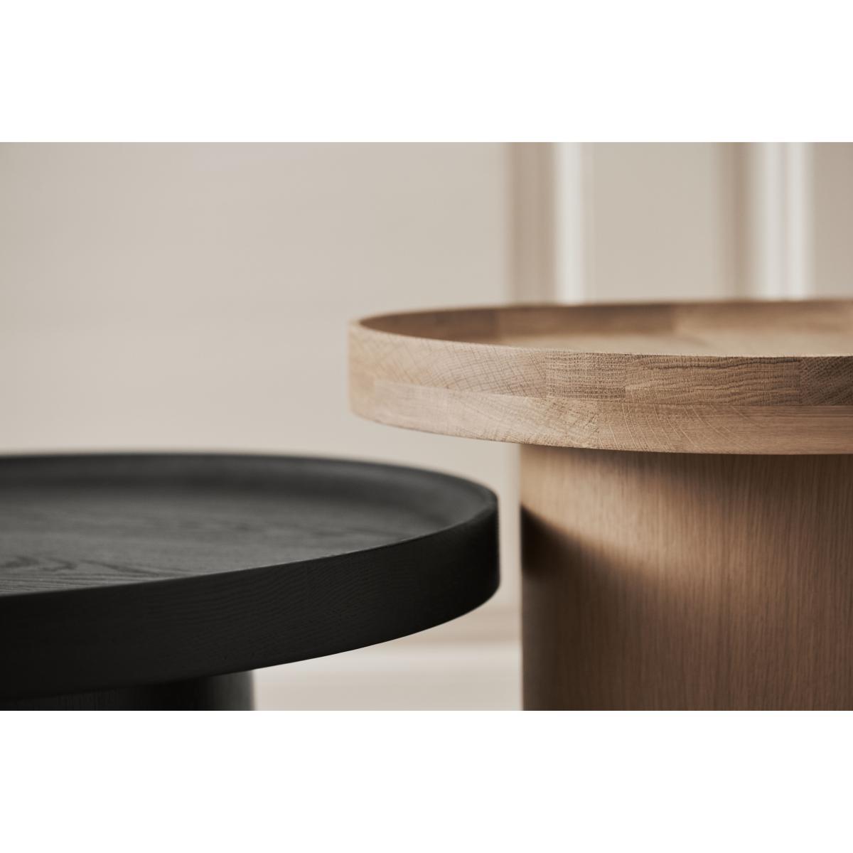 Plateau Small Coffee table - / Ø 48 x H 52 cm - Removable top by Bolia Natural wood – image 4