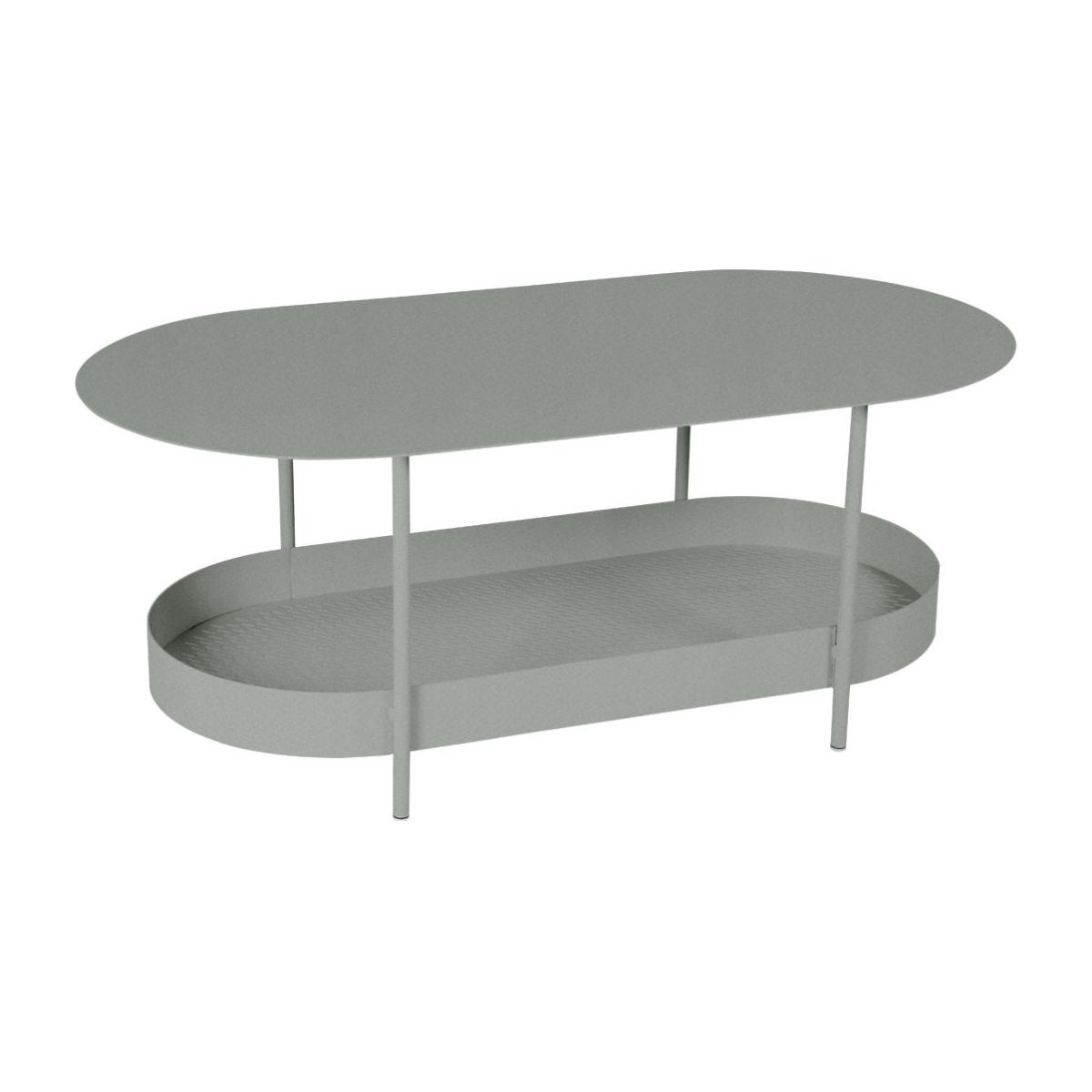 Salsa Coffee table metal grey / 113 x 58 cm - Fermob – image 1