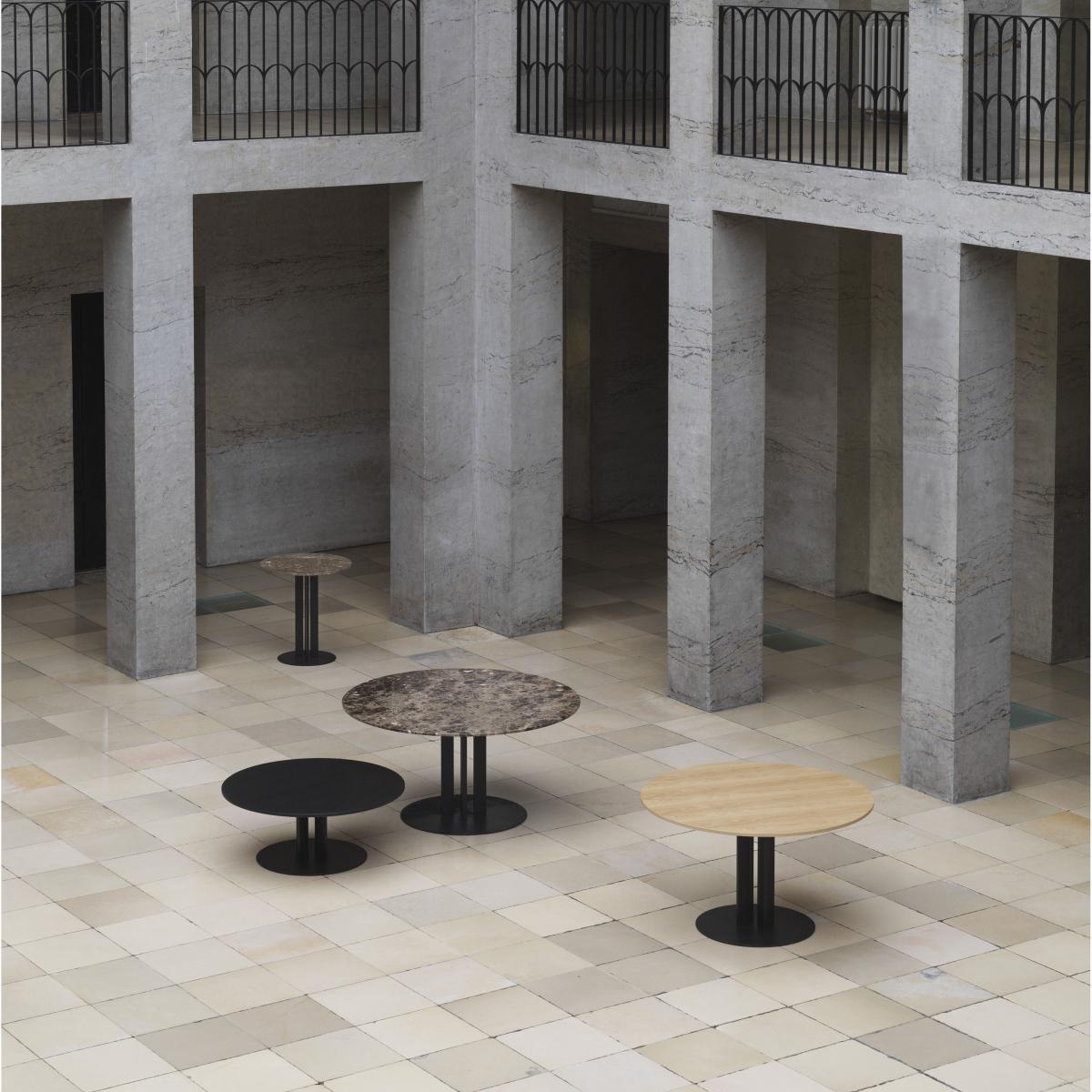 Scala Coffee table - / Ø 110 x H 40 cm - Black oak by Normann Copenhagen Black – image 2