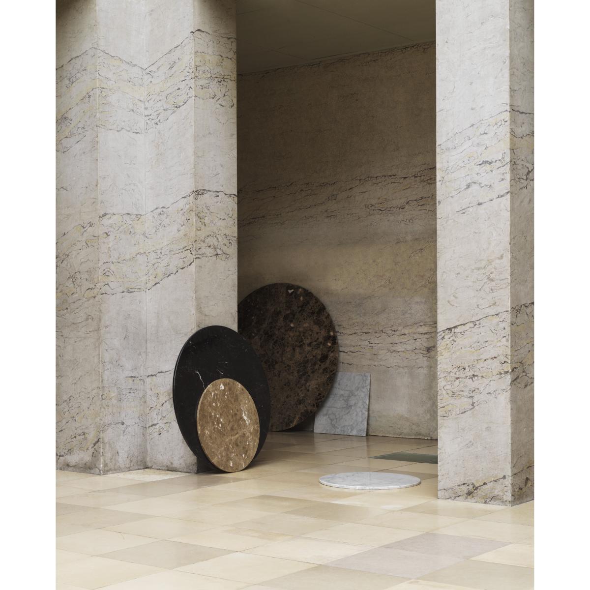 Scala Coffee table - / Ø 110 x H 40 cm - Black oak by Normann Copenhagen Black – image 3