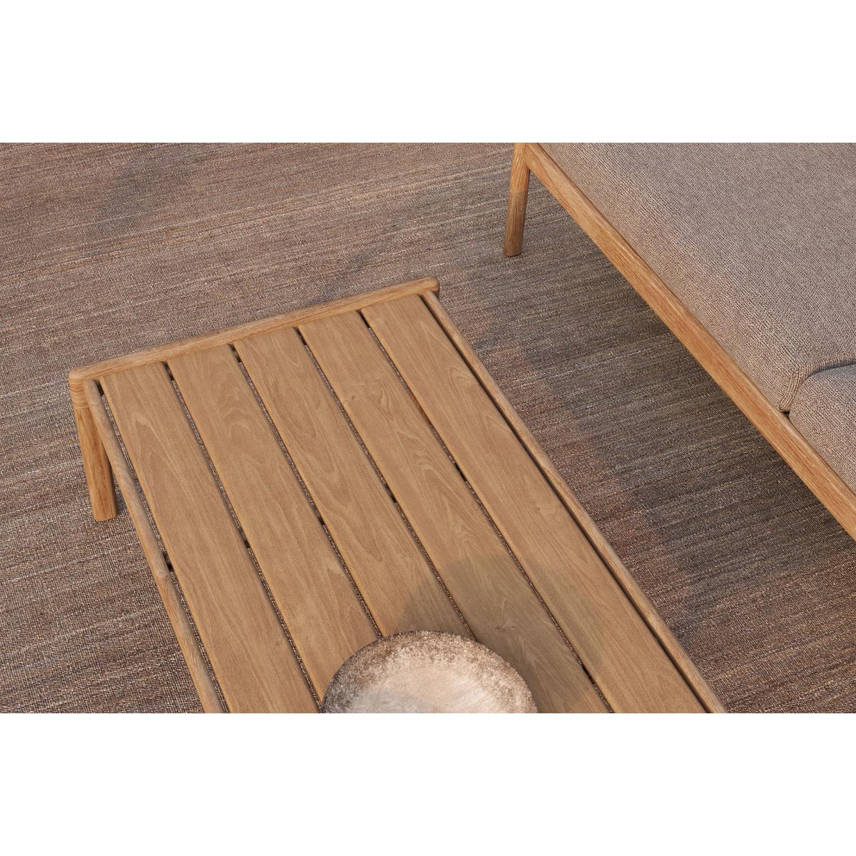 Jack Outdoor Coffee table - / 120 x 65 cm - Teak by Ethnicraft Natural wood – image 4