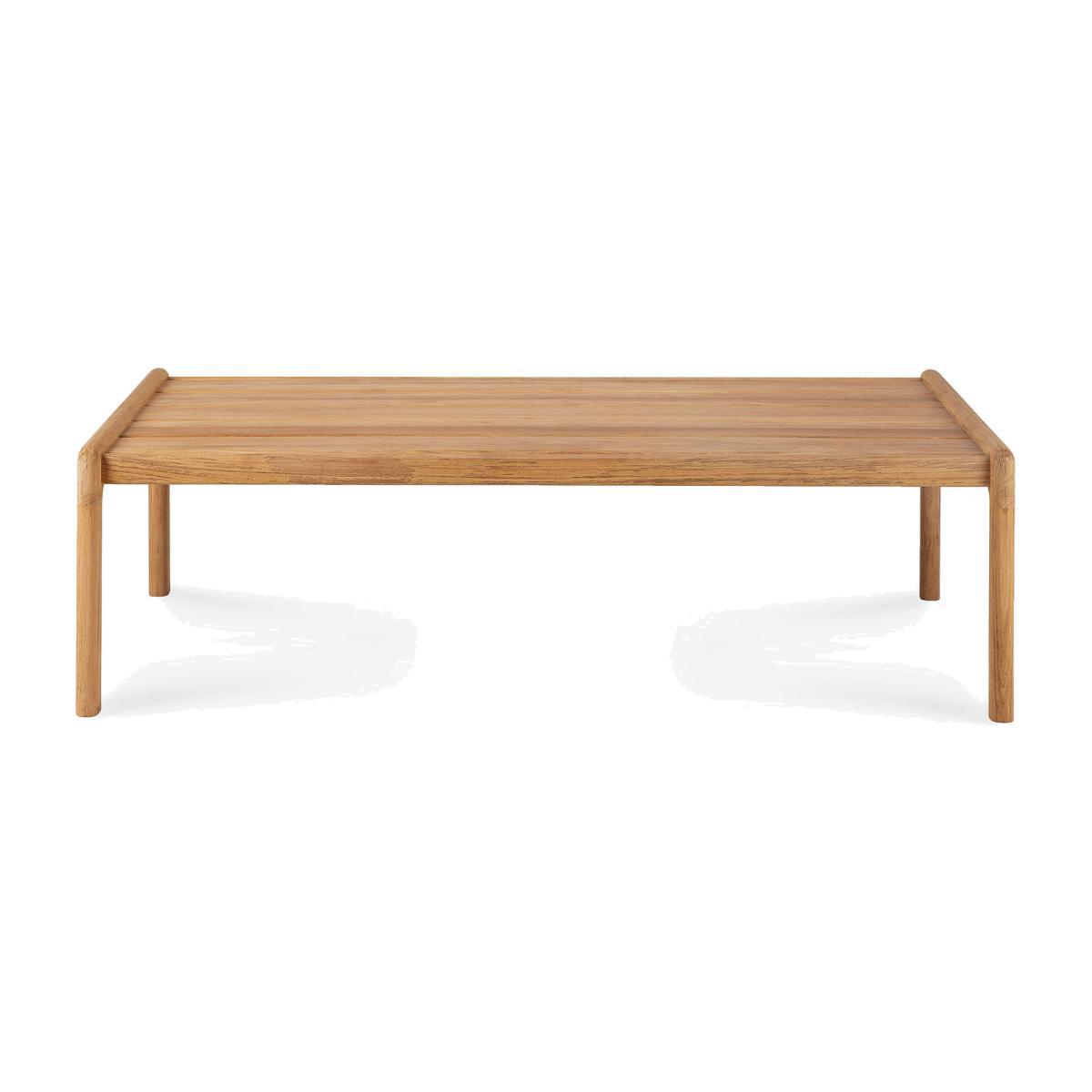 Jack Outdoor Coffee table - / 120 x 65 cm - Teak by Ethnicraft Natural wood – image 1