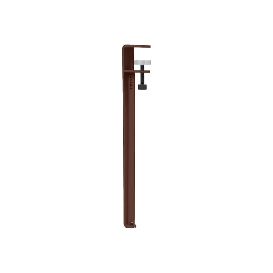 Base, legs metal brown With vise mount by Uchronia / H 43 cm - For creating a Coffee table or Bench - TIPTOE – image 1
