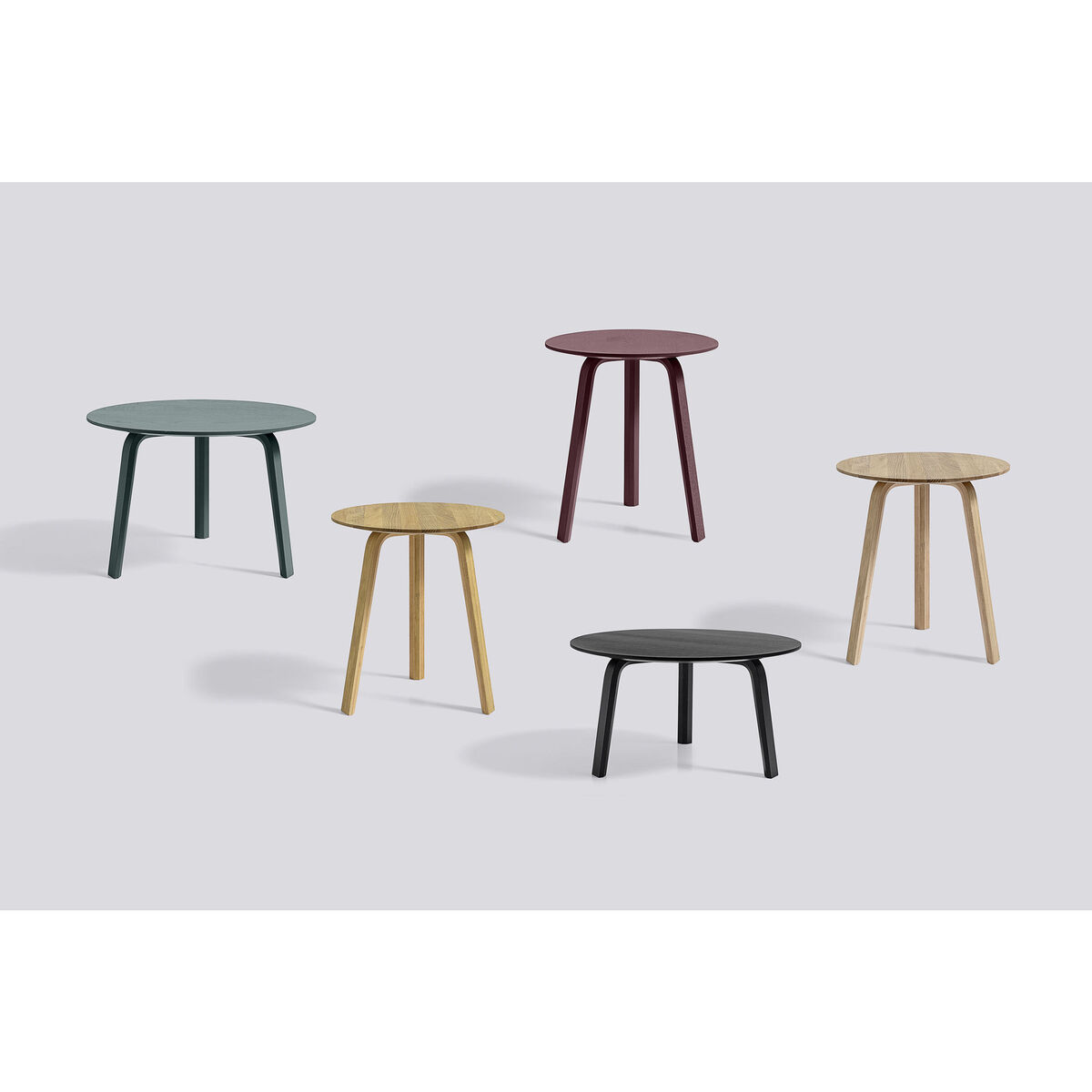 Bella Coffee table - / Ø 60 x H 39 cm by Hay Natural wood – image 3