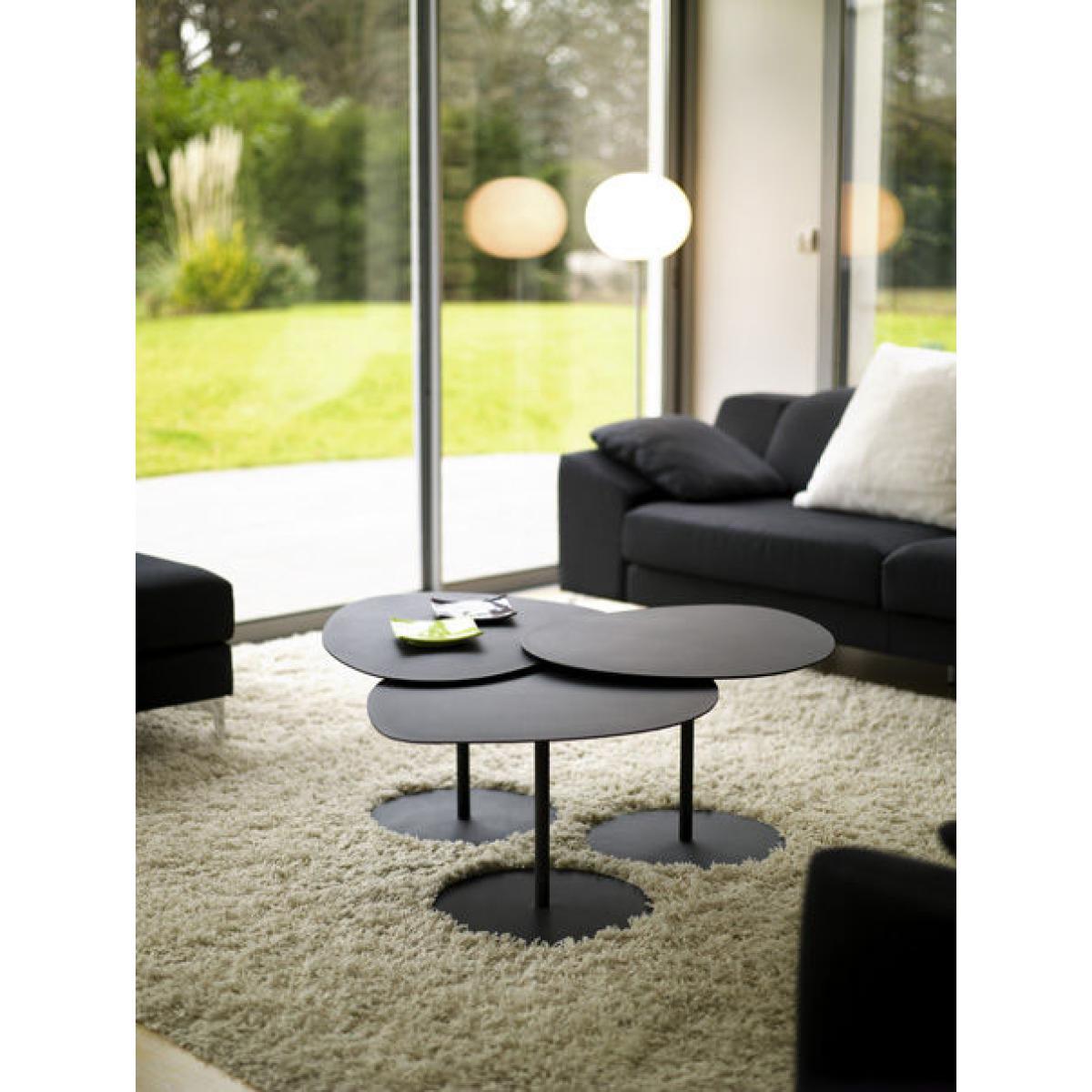 Galet n°2 INDOOR Coffee table by Matière Grise Beige – image 2