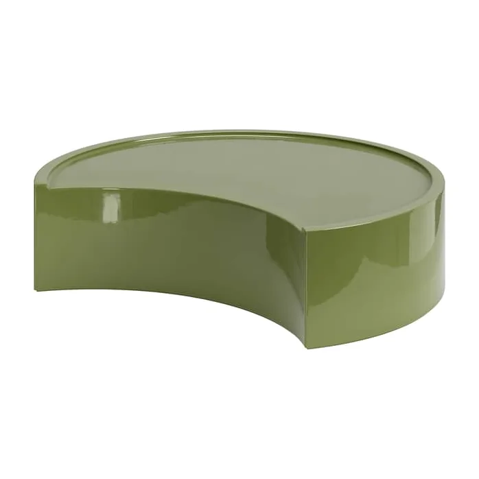 Low Bol Coffee table plastic material green / Ø 80 x H 21 cm - Zanotta – image 1