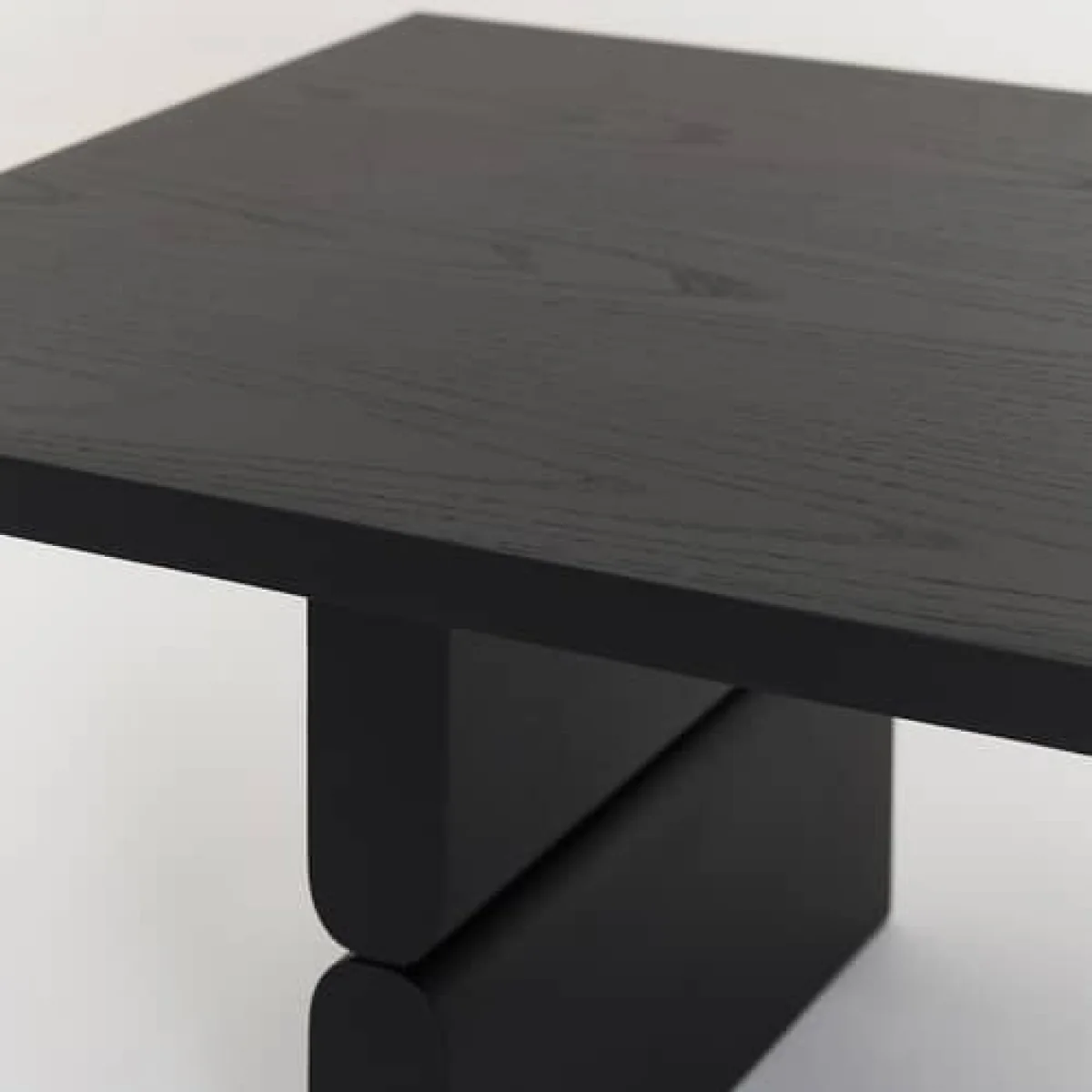 Noon Coffee table wood black / 118 x 58 cm - NOBODINOZ – image 4
