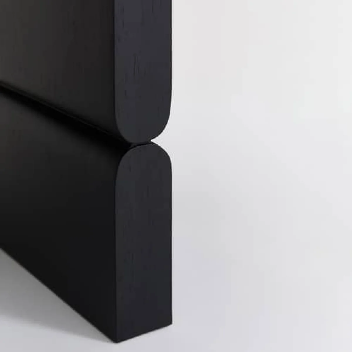 Noon Coffee table wood black / 118 x 58 cm - NOBODINOZ – image 5