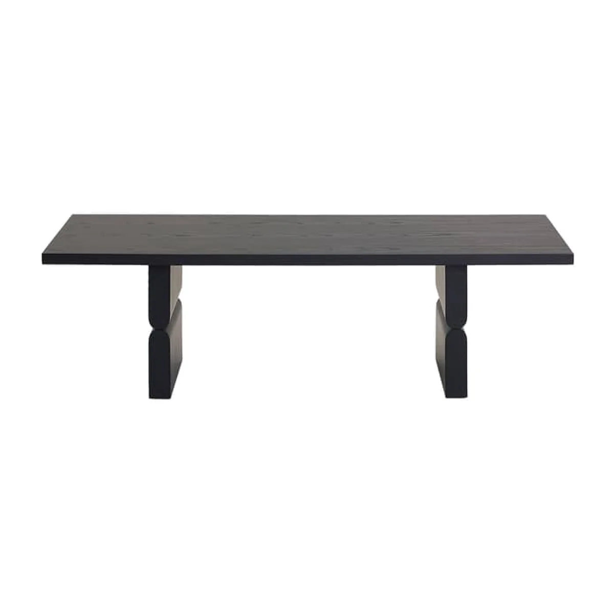 Noon Coffee table wood black / 118 x 58 cm - NOBODINOZ – image 1