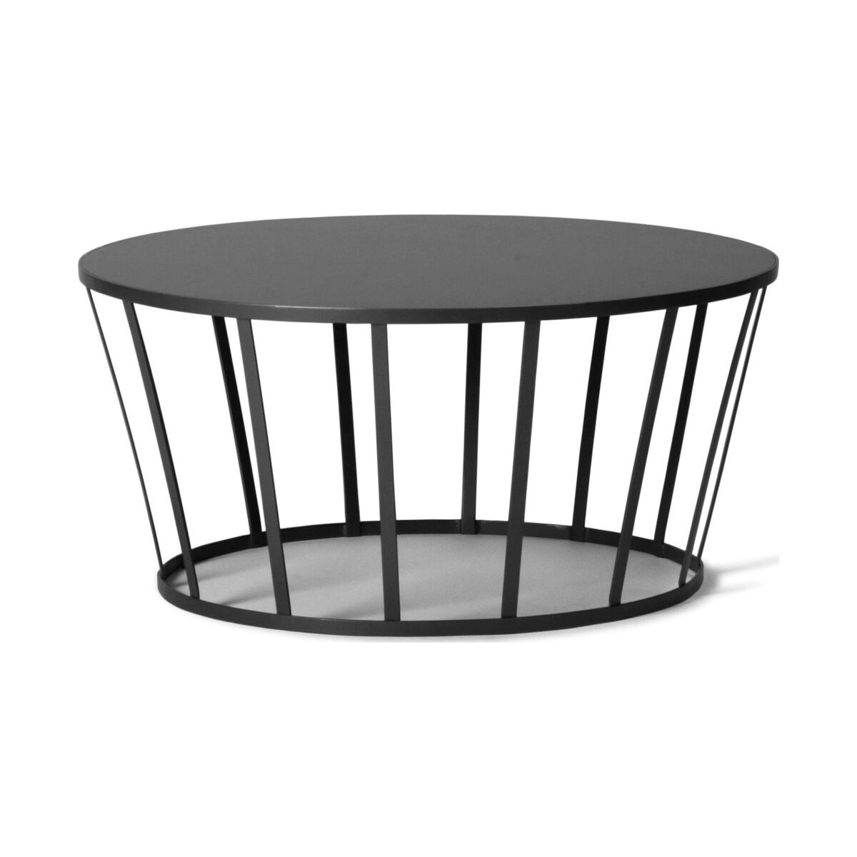 Hollo Coffee table - H 33 cm by Petite Friture Grey/Black – image 1