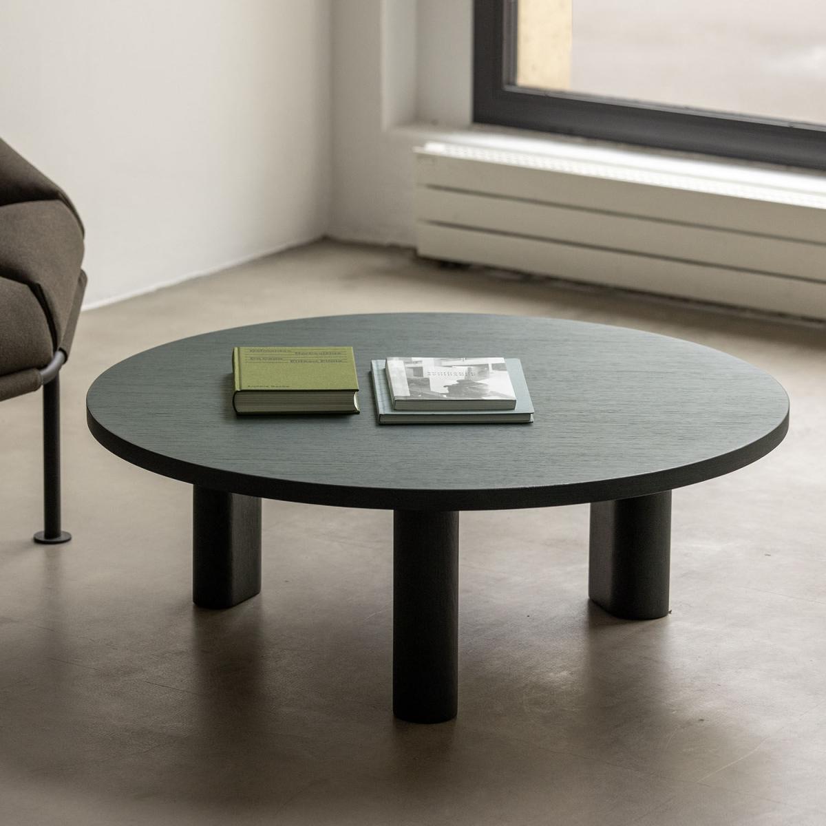 Galta Forte Coffee table wood green / Ø 100 x H 36 cm - KANN DESIGN – image 2