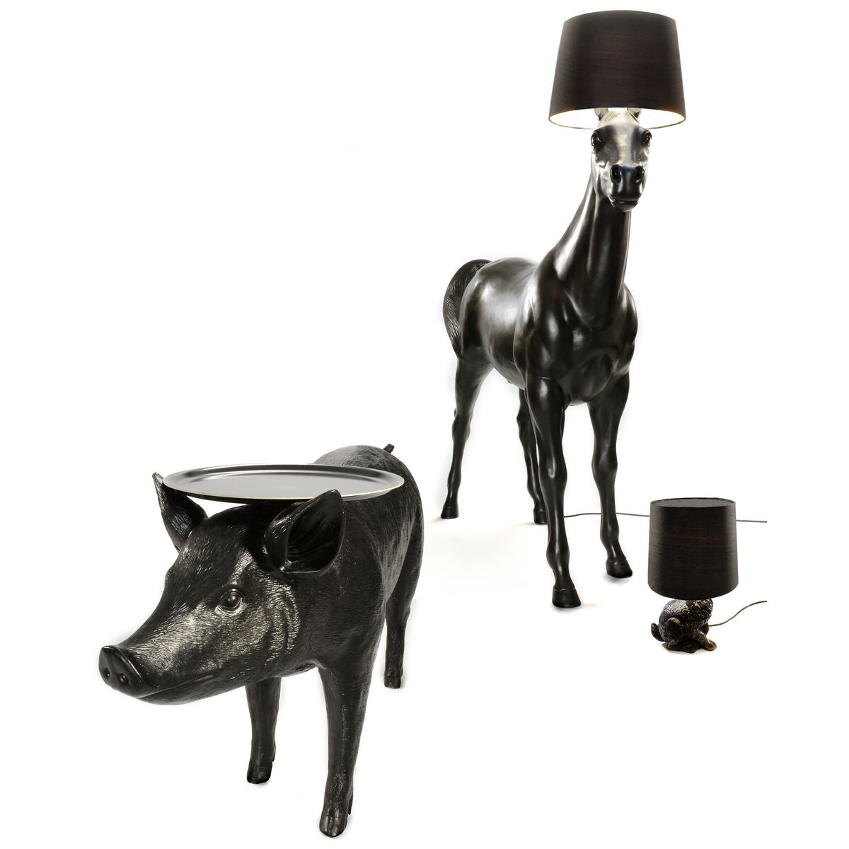 Pig table Coffee table by Moooi Black – image 2