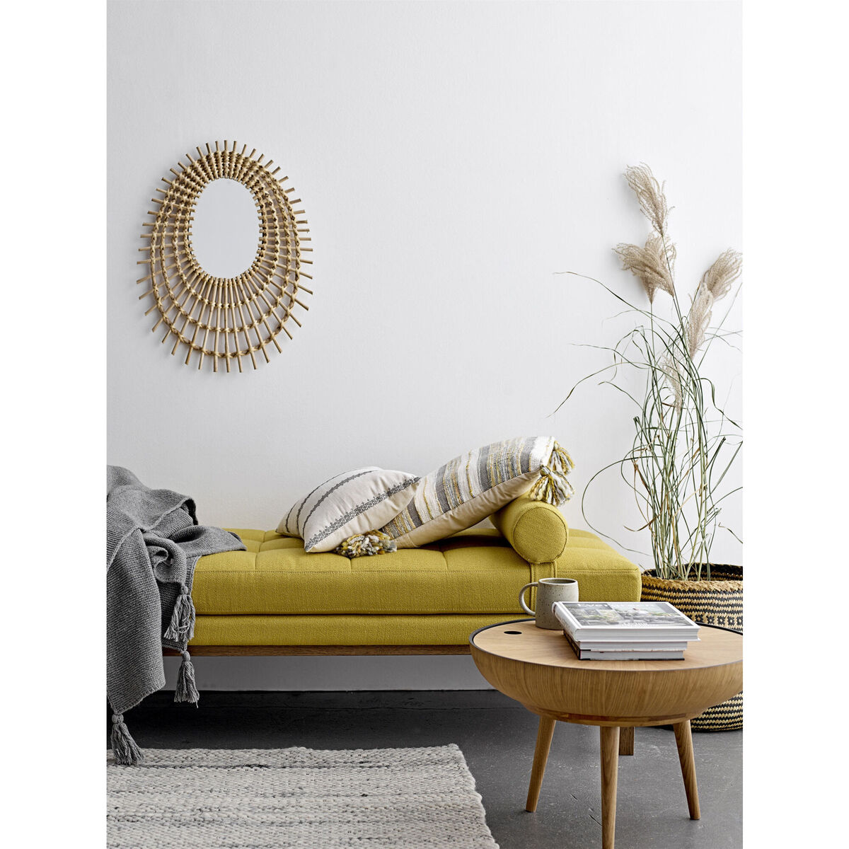 Ronda Coffee table - / Detachable top - Ø 60 cm by Bloomingville Natural wood – image 7