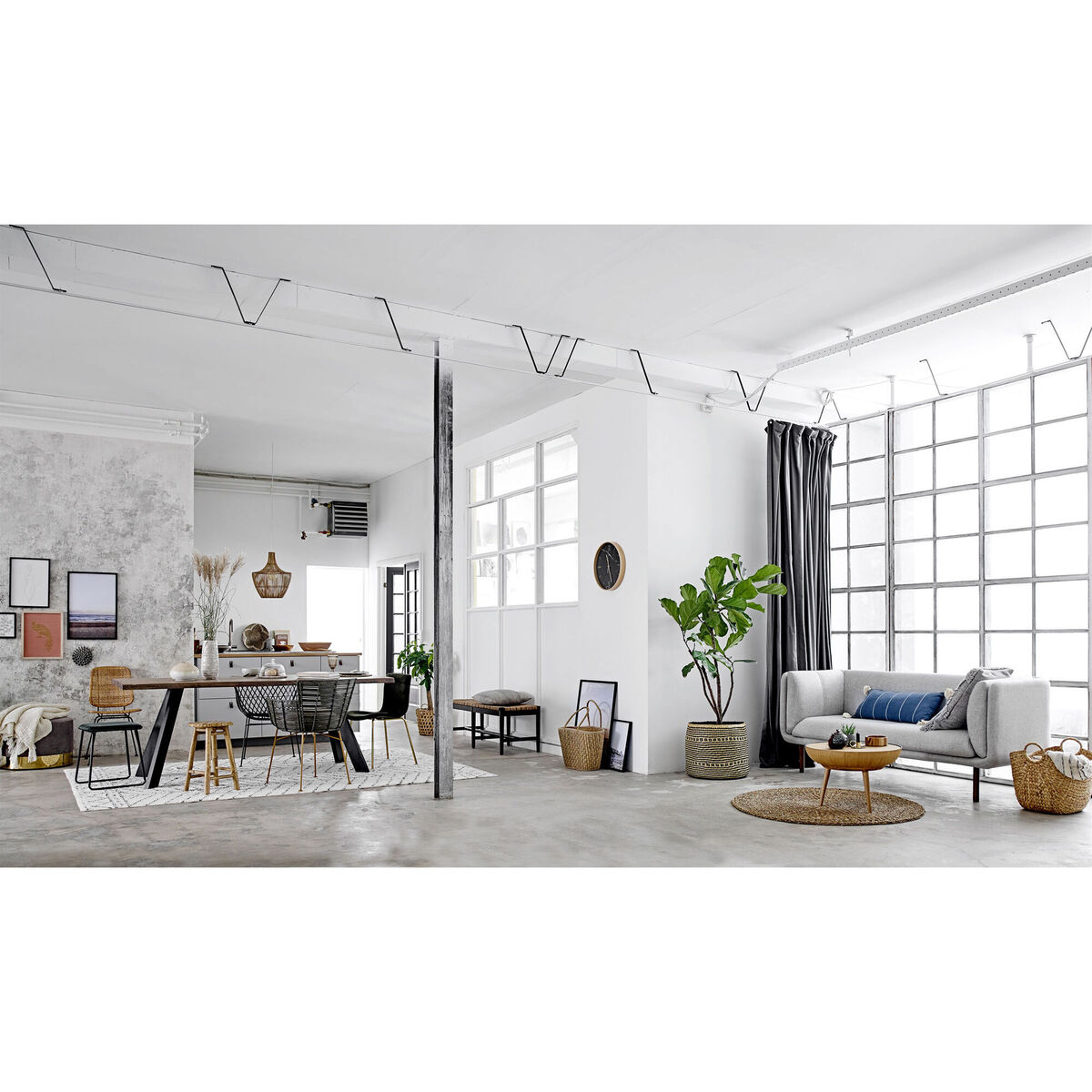Ronda Coffee table - / Detachable top - Ø 60 cm by Bloomingville Natural wood – image 8