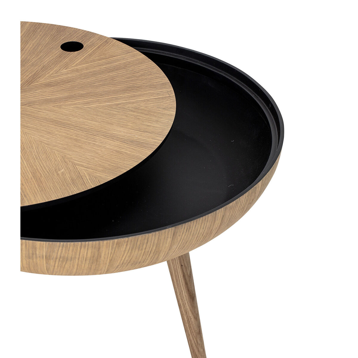 Ronda Coffee table - / Detachable top - Ø 60 cm by Bloomingville Natural wood – image 9