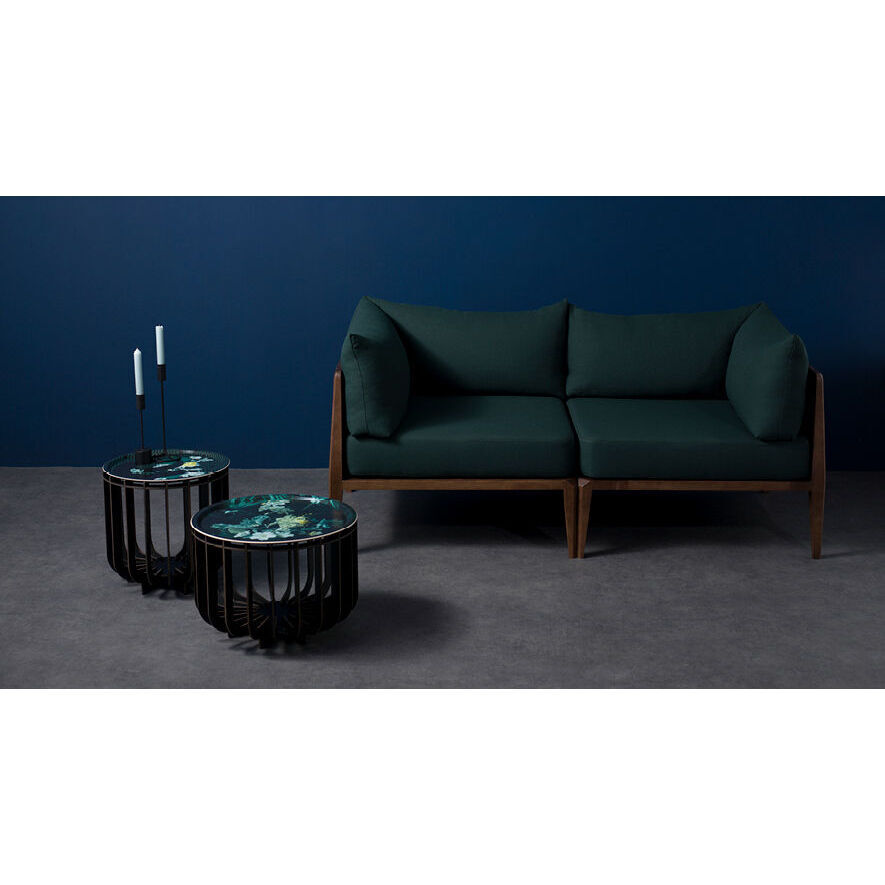 Medusa Small Coffee table - / Ø 39 x H 42 cm - Detachable top by Ibride Black – image 5