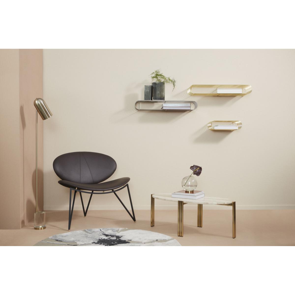 Tribus Coffee table - / Travertine - 92 x 47 cm by AYTM Gold/Beige – image 3