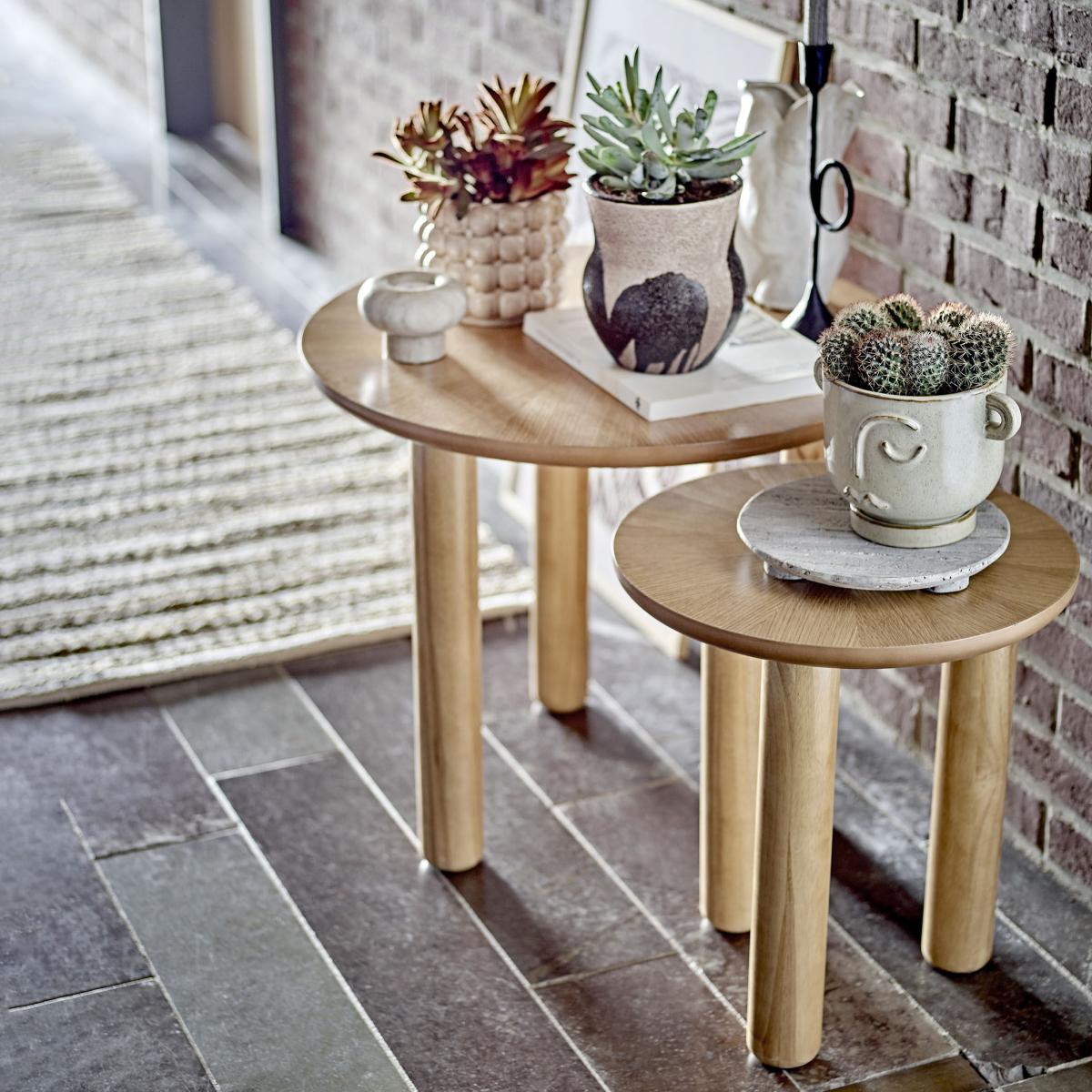 Noma Coffee table natural wood / Ø 60 x H 50 cm - Bloomingville – image 2