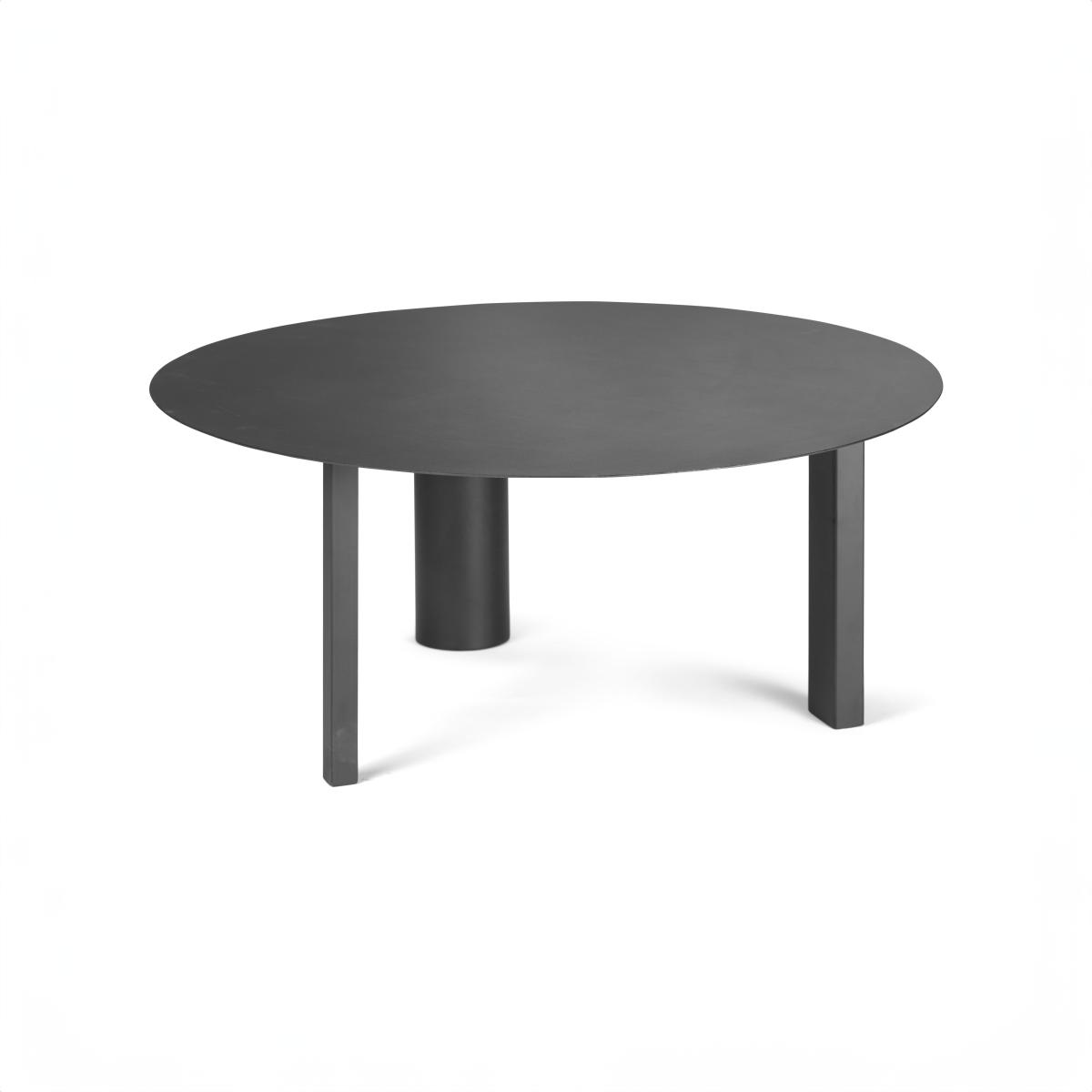 Tubes Large Coffee table metal black / Ø 70 x H 29.5 cm - Serax – image 2