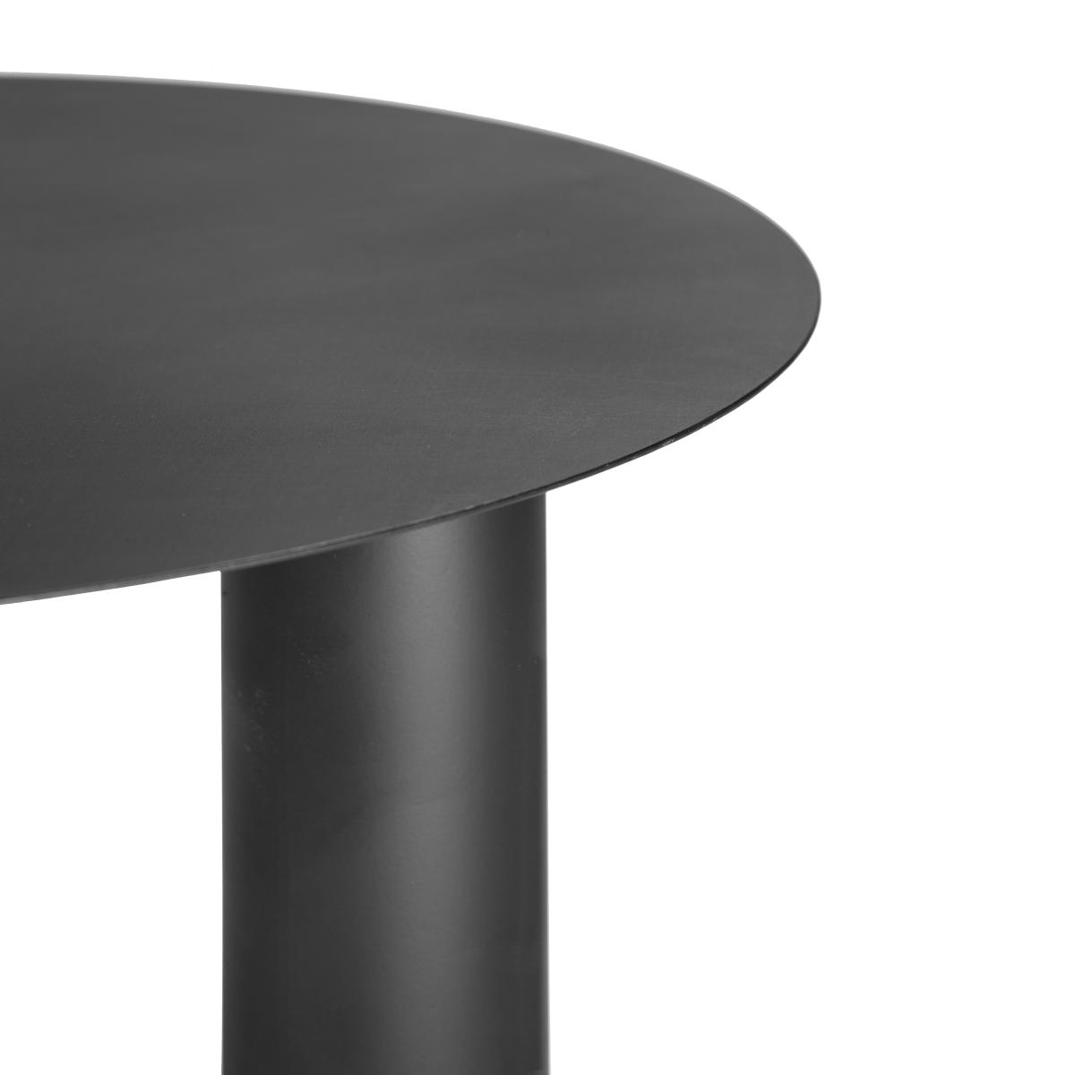 Tubes Large Coffee table metal black / Ø 70 x H 29.5 cm - Serax – image 3