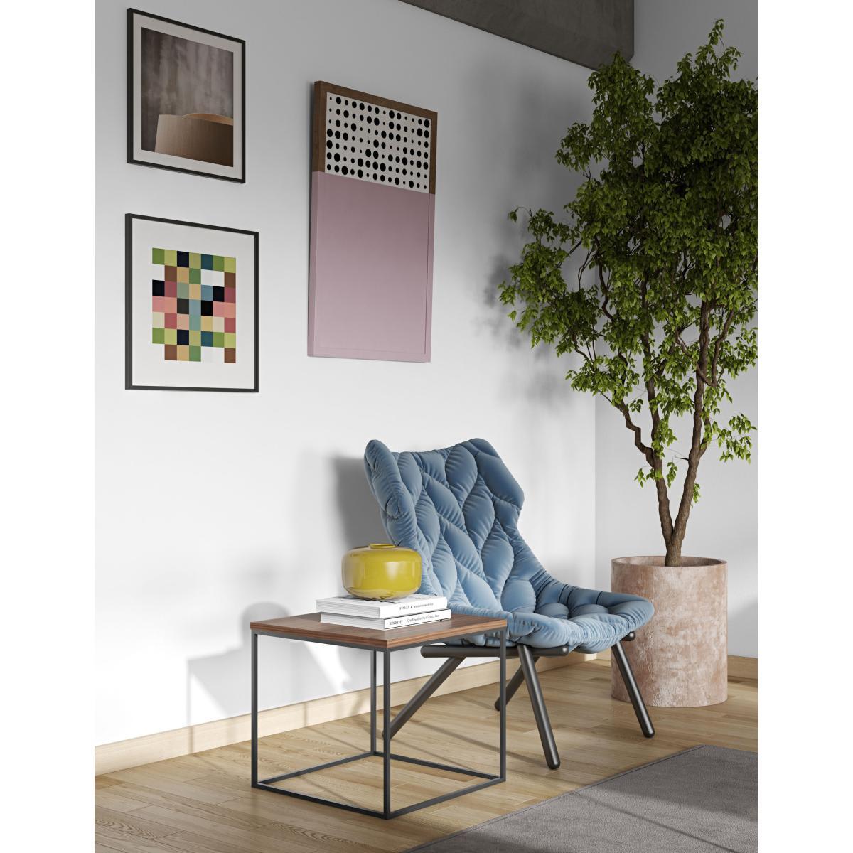 Wood Coffee table - / 50 x 50 cm x H 45 cm - Wood by POP UP HOME Natural wood – image 4