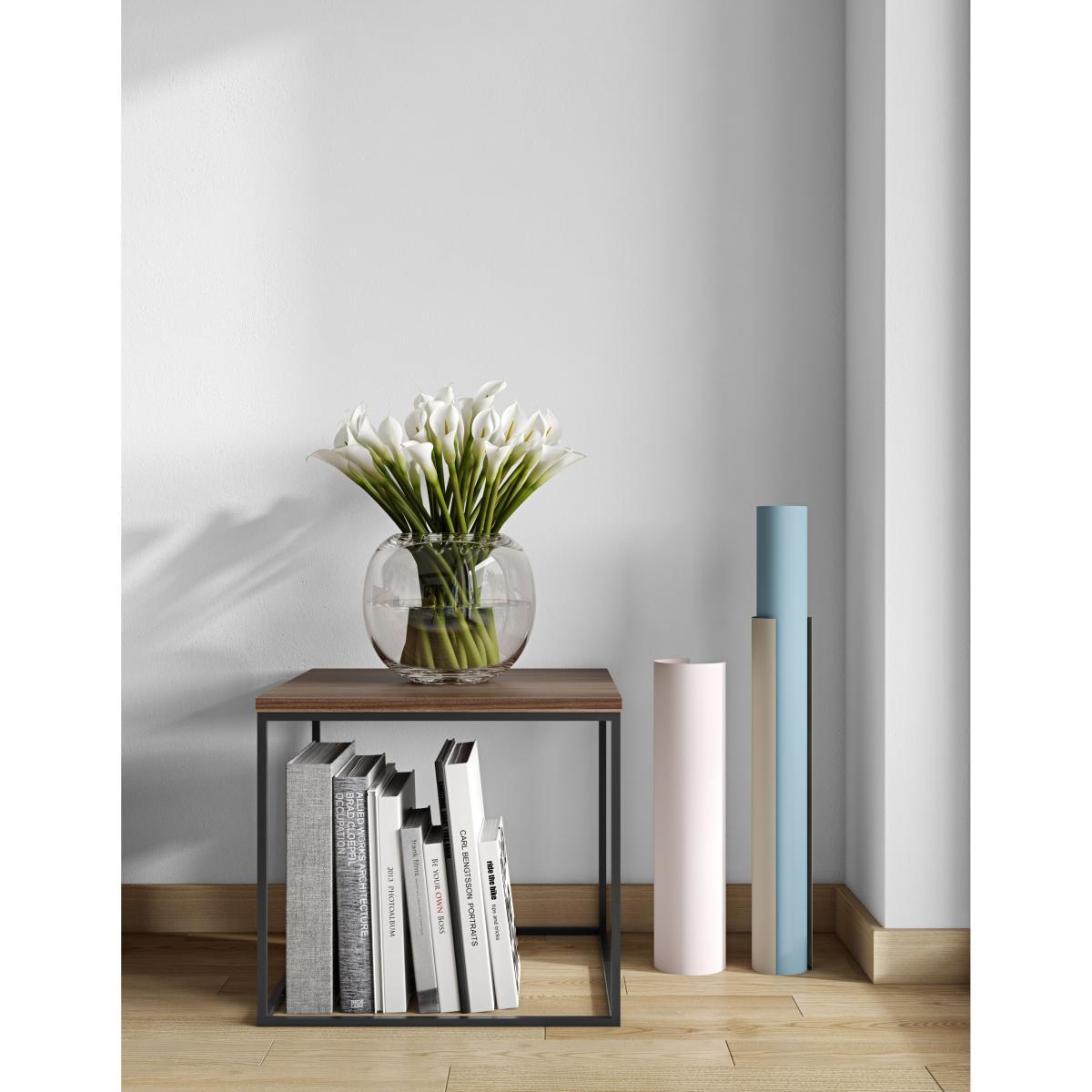Wood Coffee table - / 50 x 50 cm x H 45 cm - Wood by POP UP HOME Natural wood – image 5