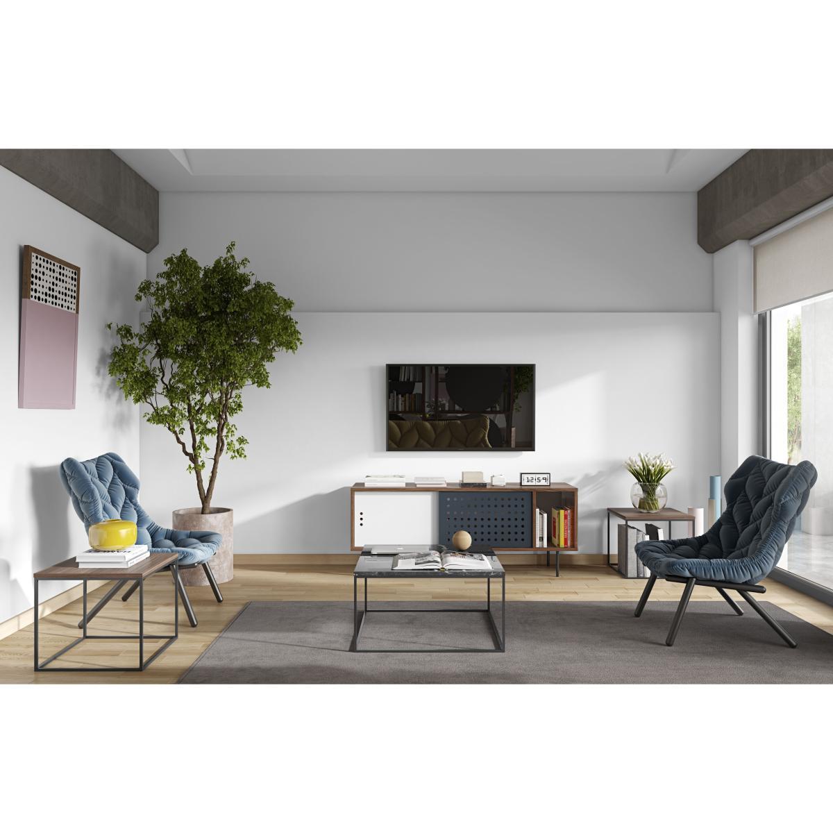 Wood Coffee table - / 50 x 50 cm x H 45 cm - Wood by POP UP HOME Natural wood – image 6