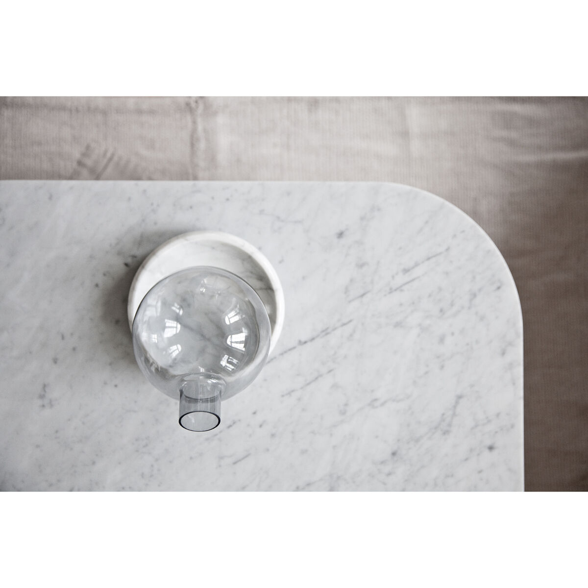 FLY Coffee table by &tradition White/Natural wood – image 2