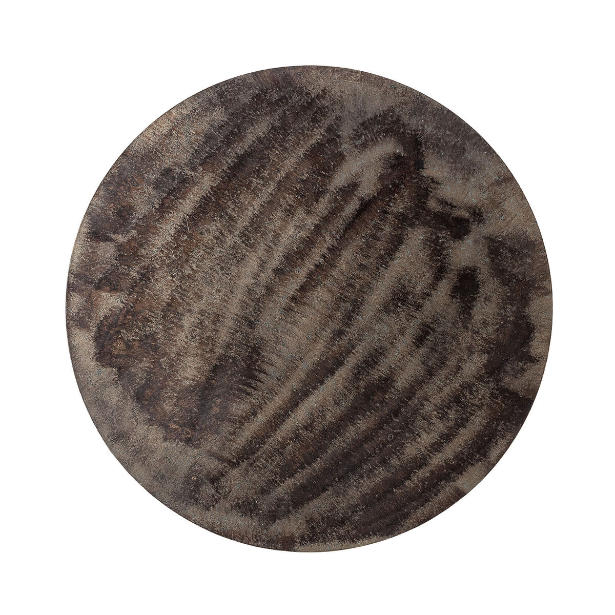 Adele Coffee table - / Ø 63.5 cm - Patinated metal by Bloomingville Brown – image 2