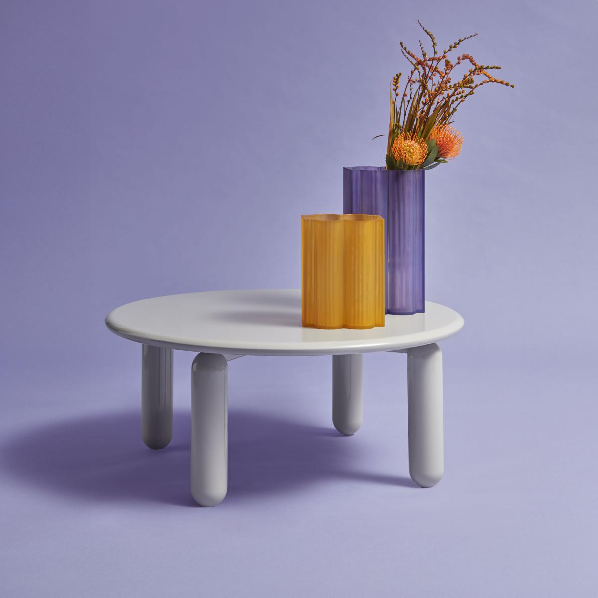 Coffee table Undique Mas wood / Ø 85 x H 30 cm - Patricia Urquiola, 2023 - Kartell – image 3