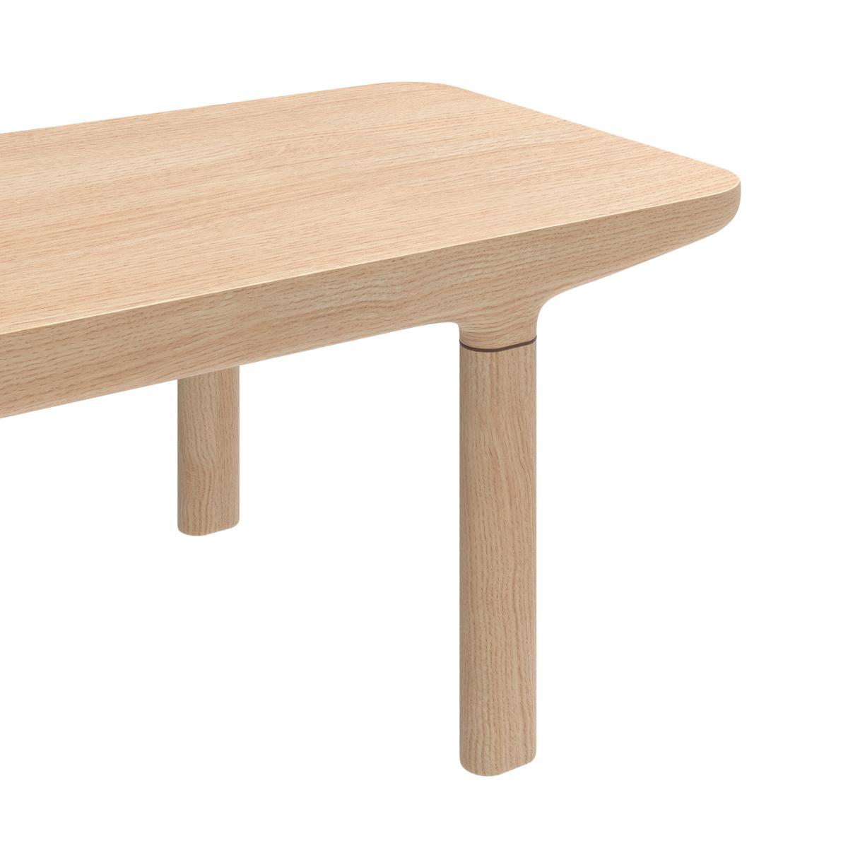 Camille Coffee table natural wood wood - 120 x 50 x H 38.5 cm - Hartô – image 4