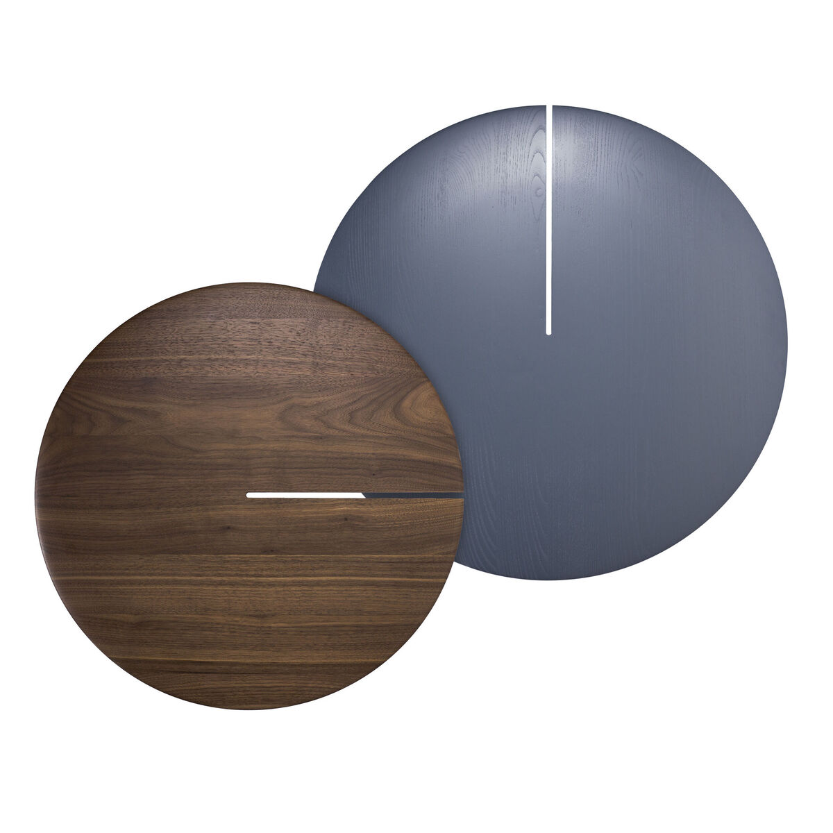 Orio Coffee table - / Ø 80 cm by Internoitaliano Blue – image 5