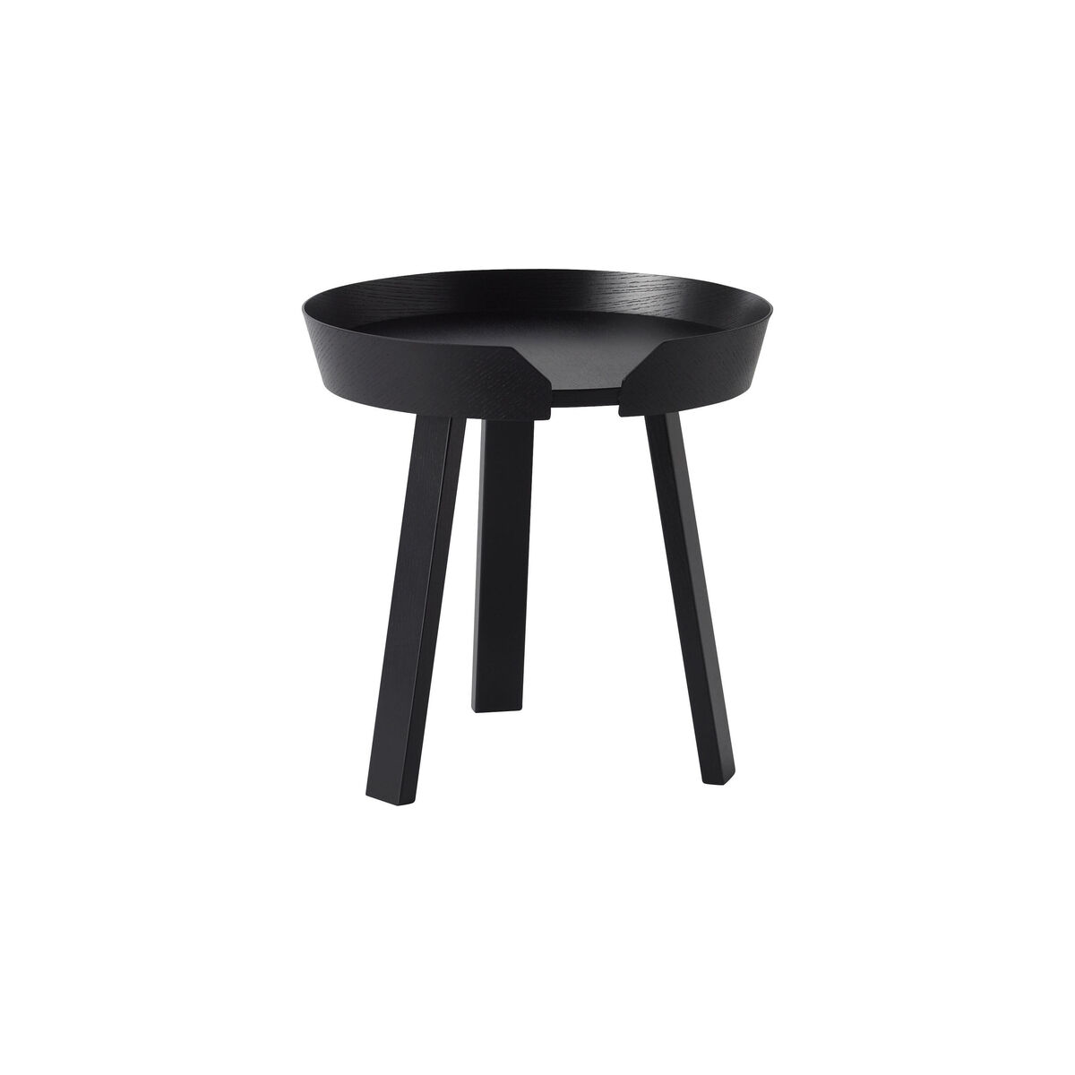 Around Coffee table - Around - Table basse - Small Ø 45 x H 46 cm by Muuto Black – image 1