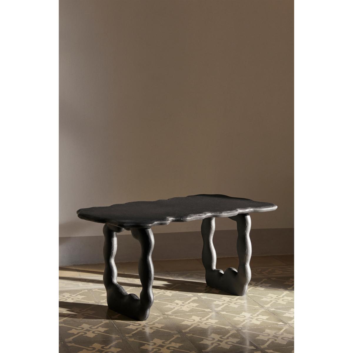ferm LIVING Dal Piece coffee table 100x50x47 cm Black Aluminium – image 3