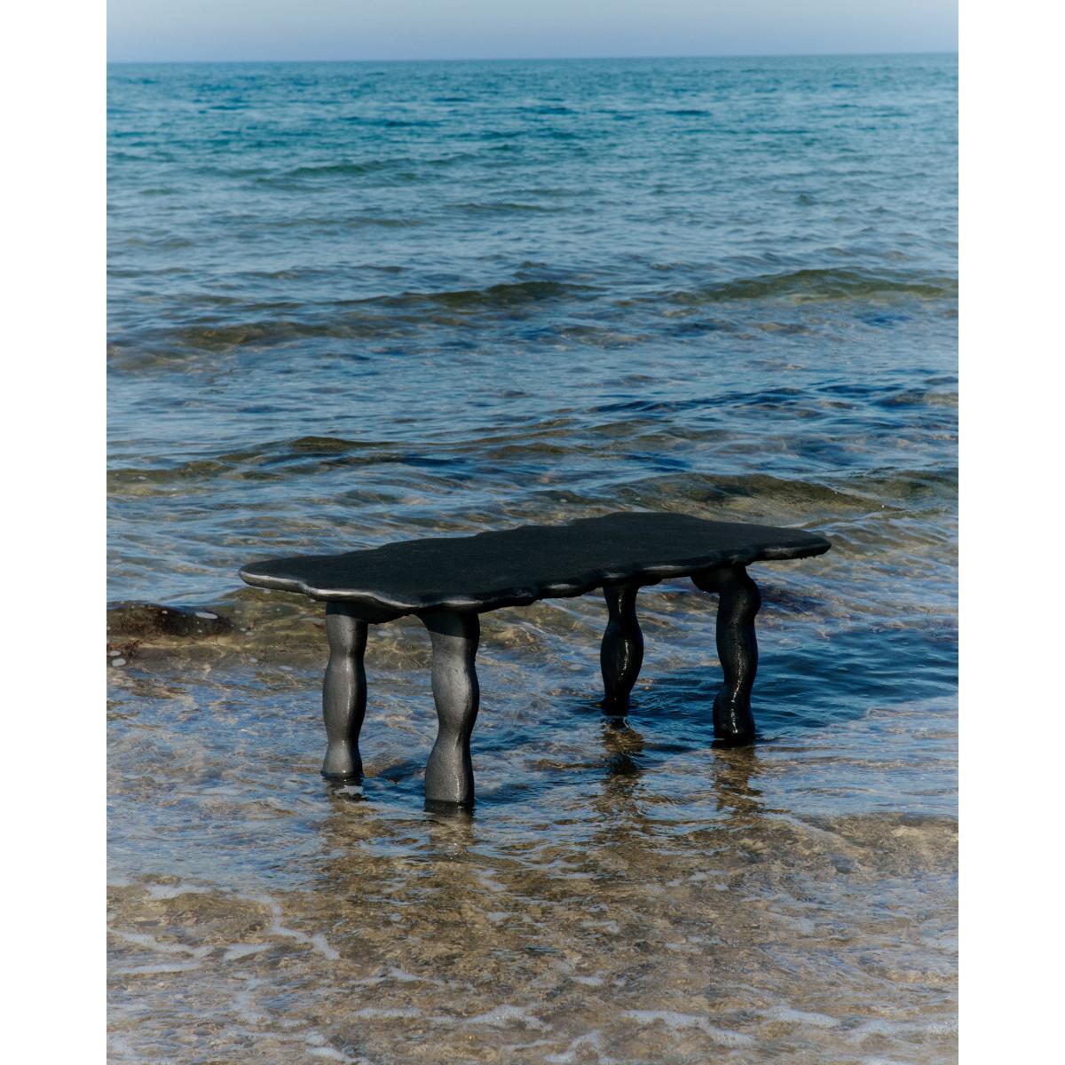 ferm LIVING Dal Piece coffee table 100x50x47 cm Black Aluminium – image 5