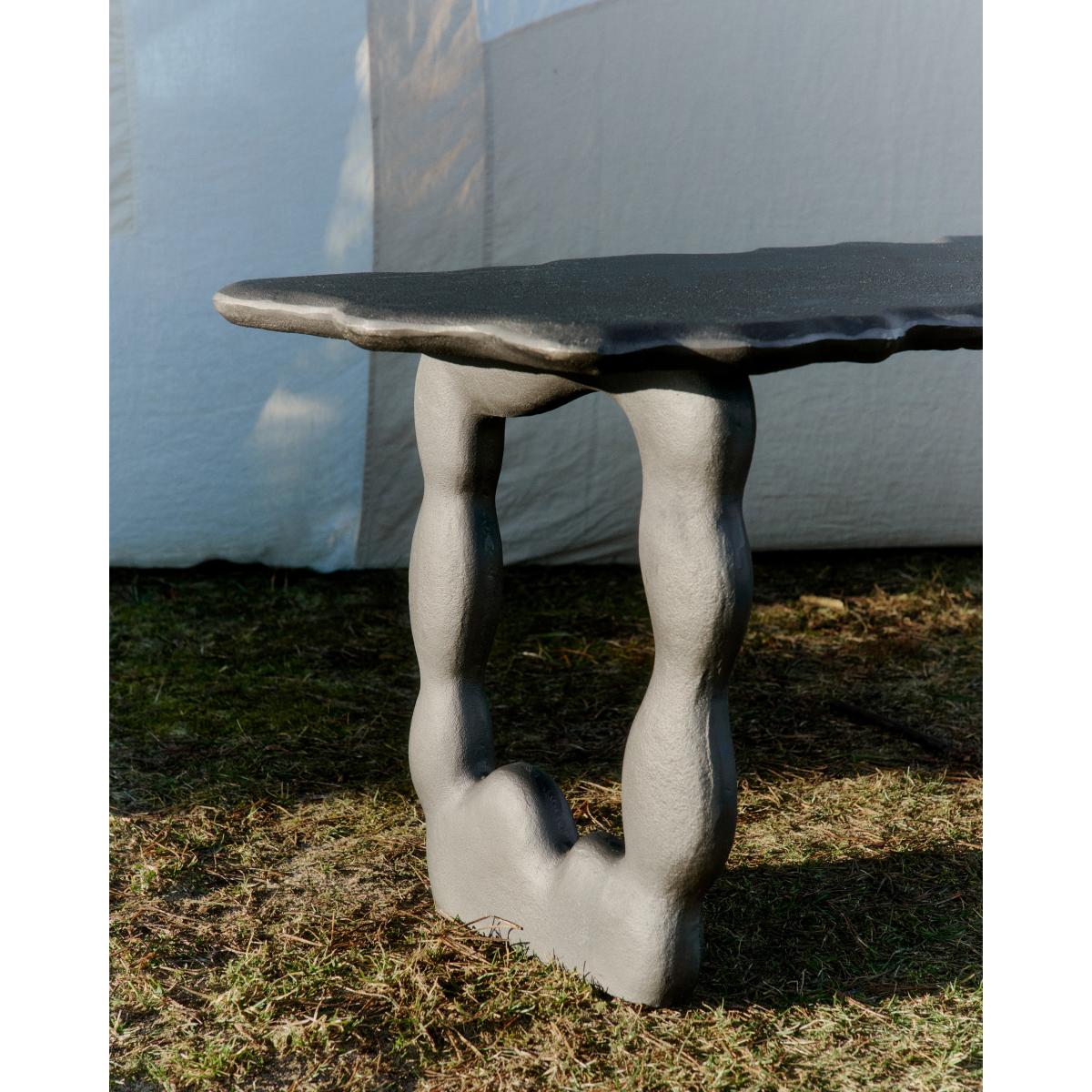 ferm LIVING Dal Piece coffee table 100x50x47 cm Black Aluminium – image 7