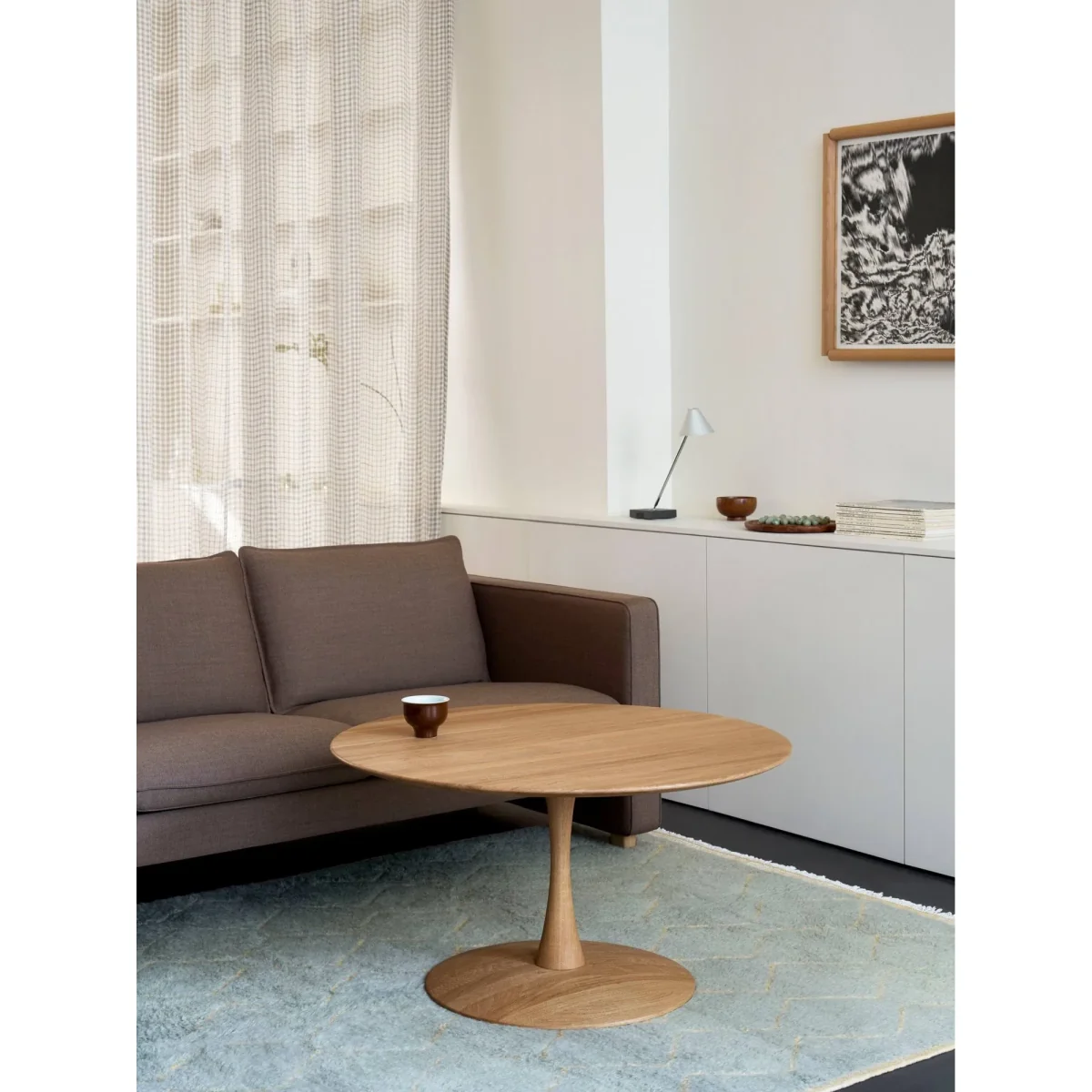 Fredericia Furniture ND112 Trisse coffee table Oiled oak Ø75x48 cm – image 2