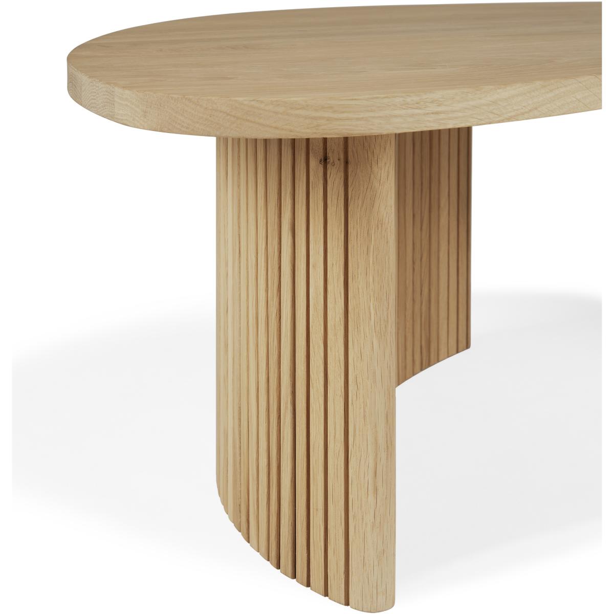 Ethnicraft Boomerang coffee table Oak 90x61 cm – image 3
