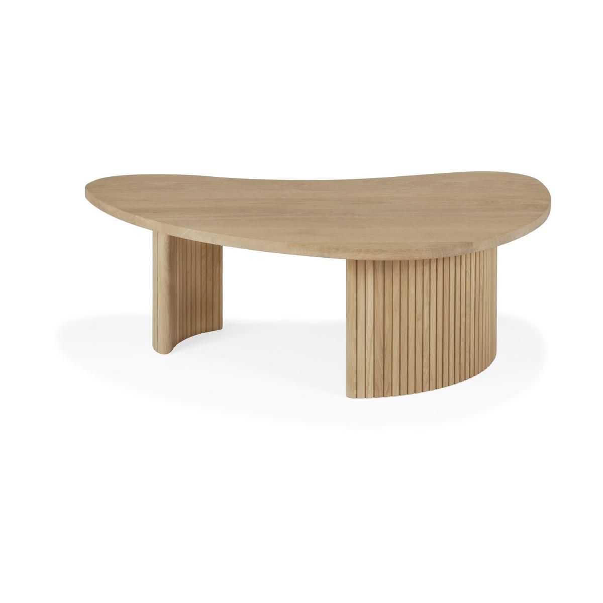 Ethnicraft Boomerang coffee table Oak 90x61 cm – image 4