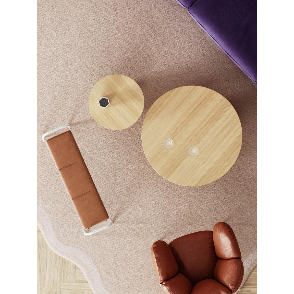Maze Parasol L coffee table Ø90 cm Oak – image 6