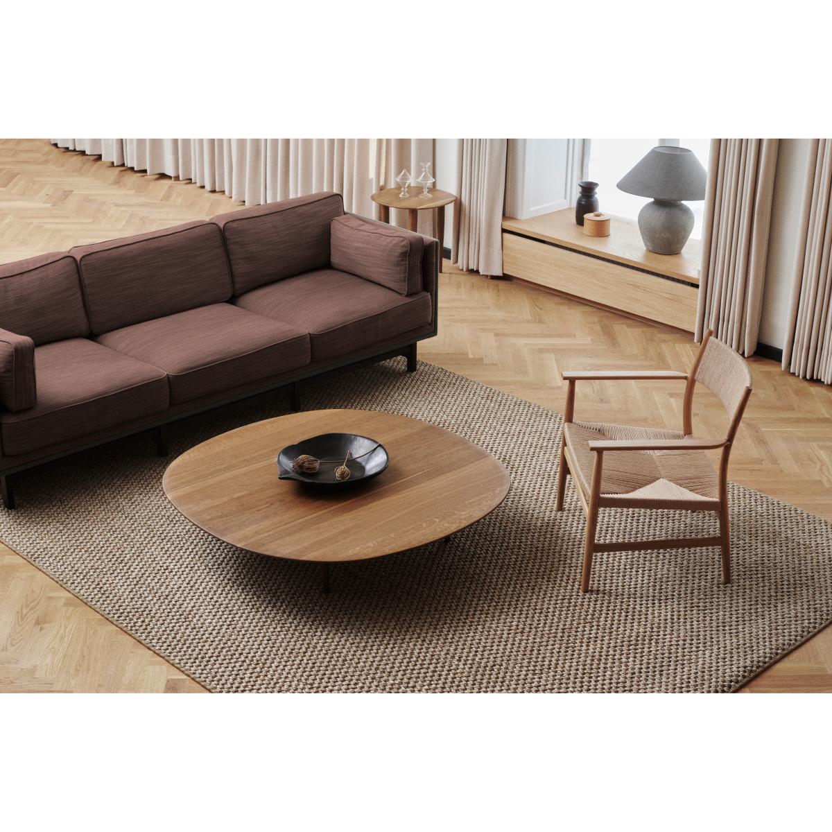 Brdr. Krüger Jari coffee table Ø118 cm Smoke oiled oak – image 6