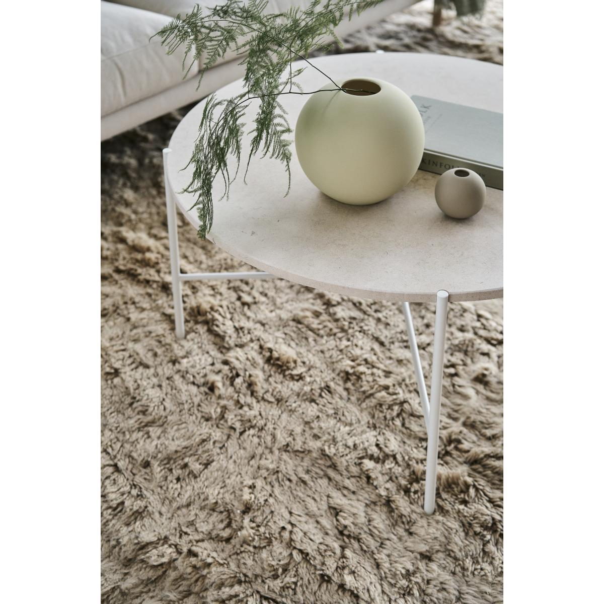 1898 Aplaryd coffee table 90 cm Beige limestone – image 3