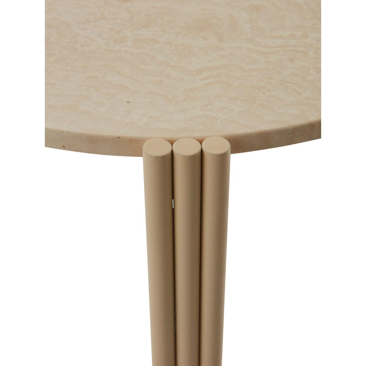 AYTM Tribus coffee table Ø80 cm Light Sand-travertine – image 2