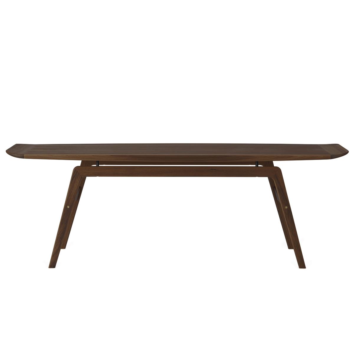 Warm Nordic Surfboard Coffee Table Walnut – image 2